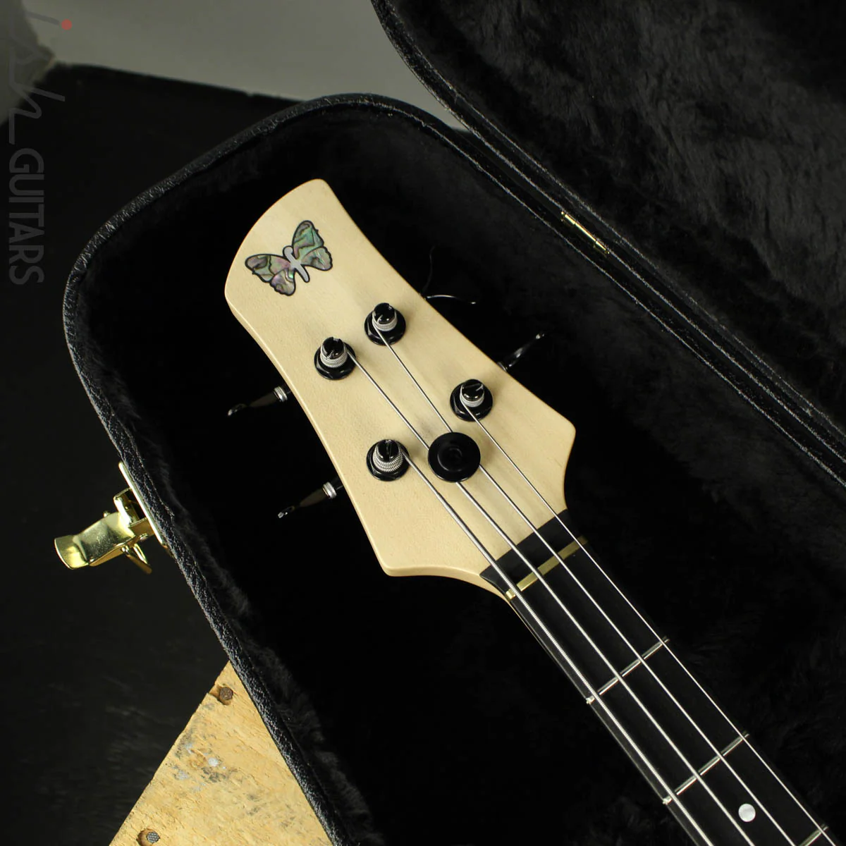 Fodera Monarch 4 Standard Special Poplar Burl Bass - Image 15
