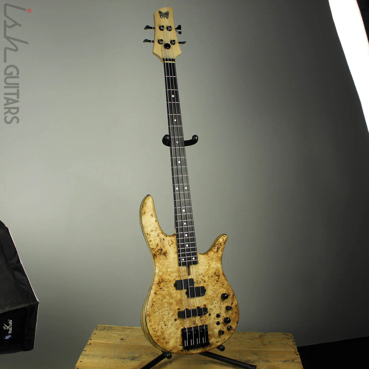 Fodera Monarch 4 Standard Special Poplar Burl Bass - Image 2
