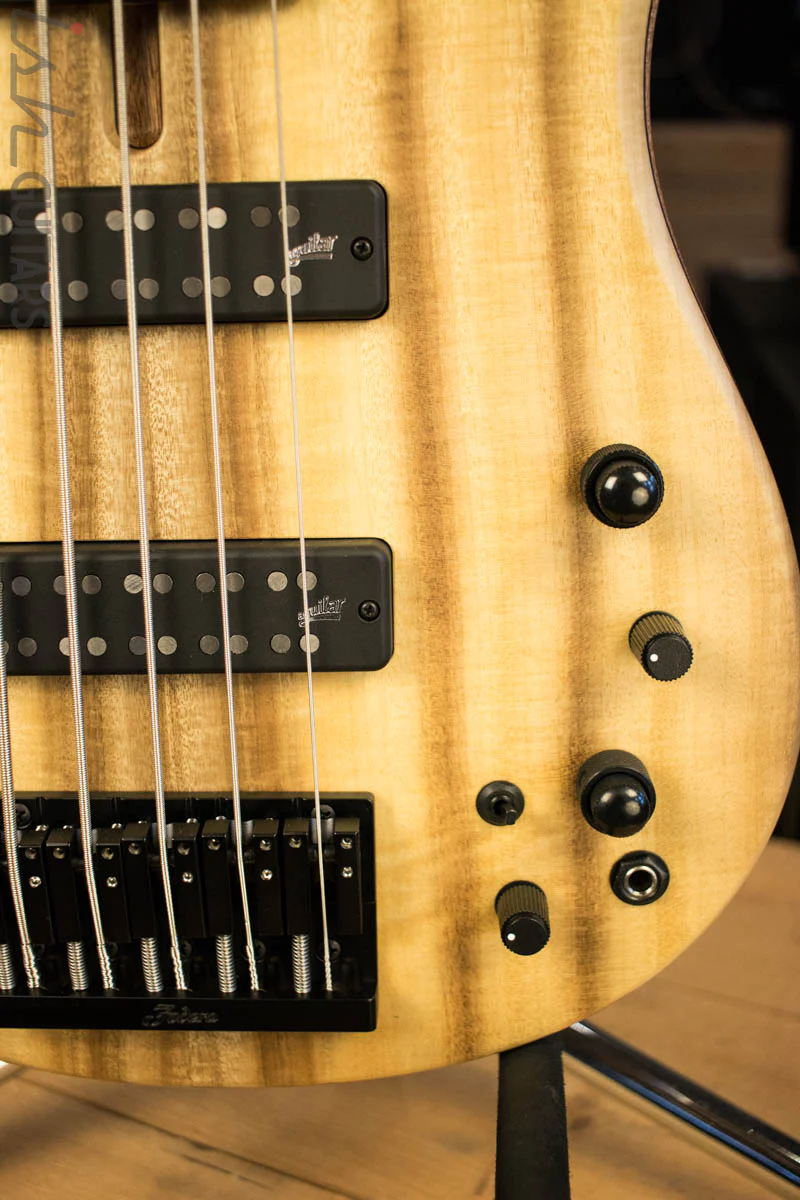 Fodera Monarch 5 Standard Special Myrtle Figured 5 String Bass - Image 4