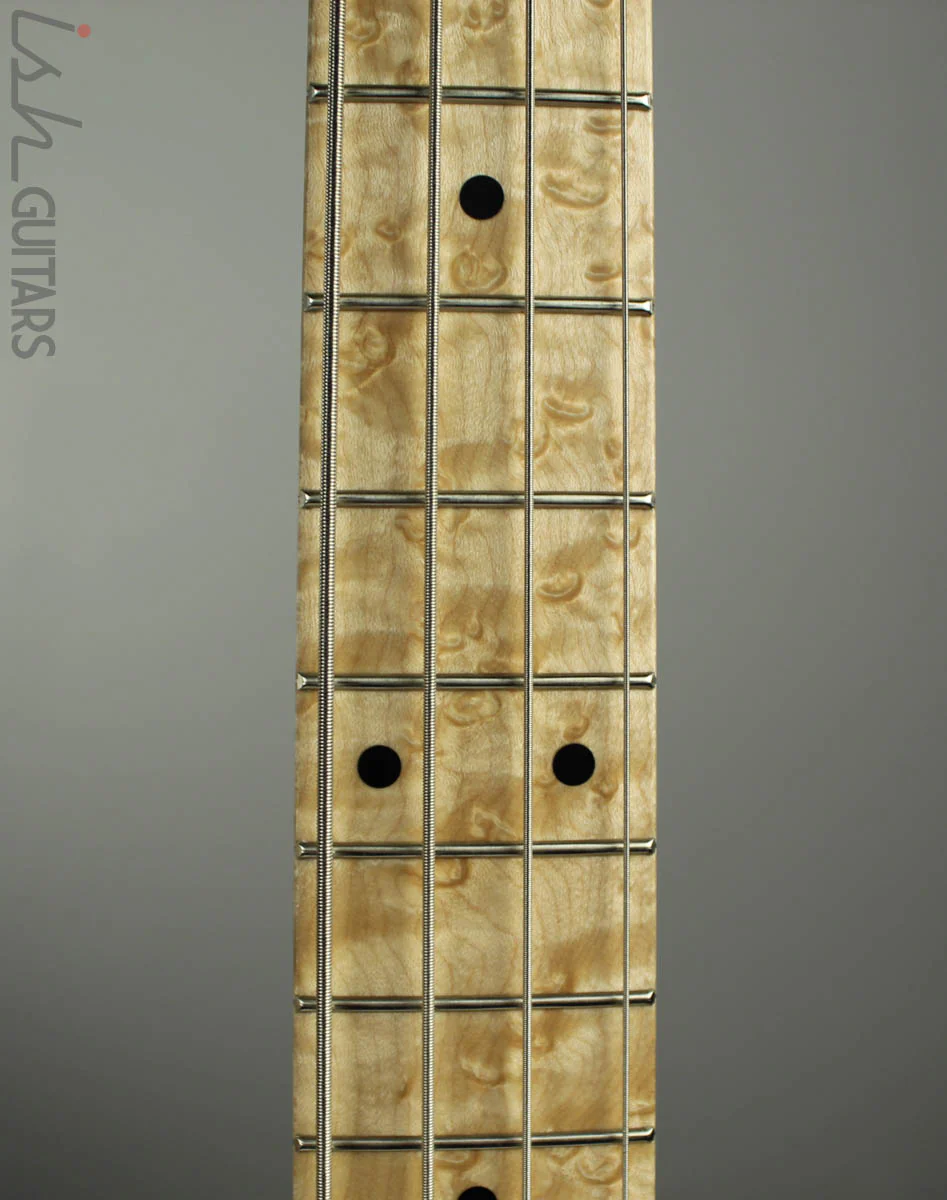 Fodera Yin Yang Deluxe Monarch NAMM 2019 Bass Masur Birch Zebrawood Top - Image 7