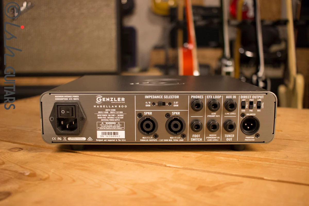 Genzler Amplification Magellan 800 Bass Head Silver - Image 3