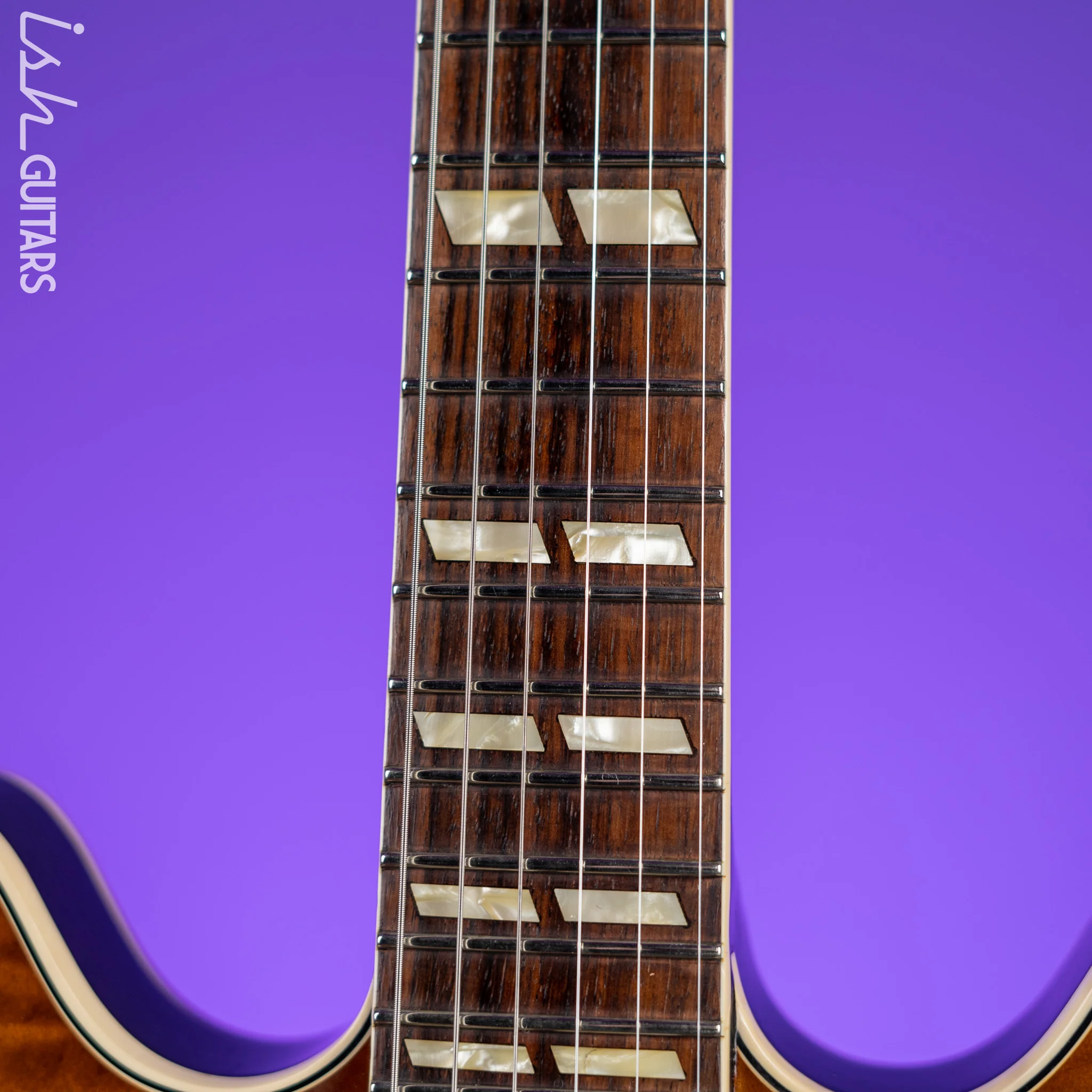 Gibson Memphis 1964 Reissue ES-345 Semi Hollow Electric Guitar Faded Light Burst - Image 5