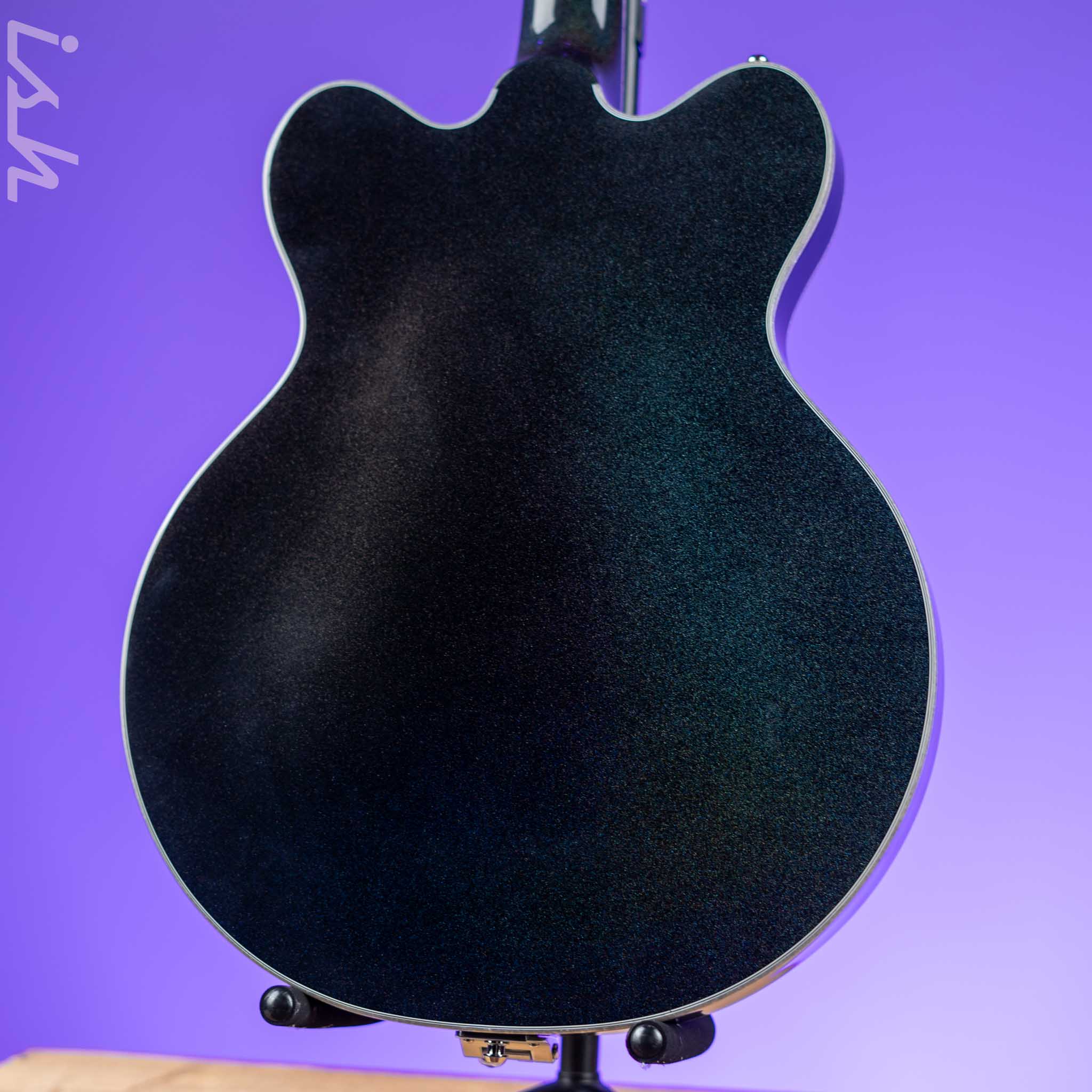 Gretsch Electromatic John Gourley Broadkaster Center Block Iridescent Black Demo - Image 7