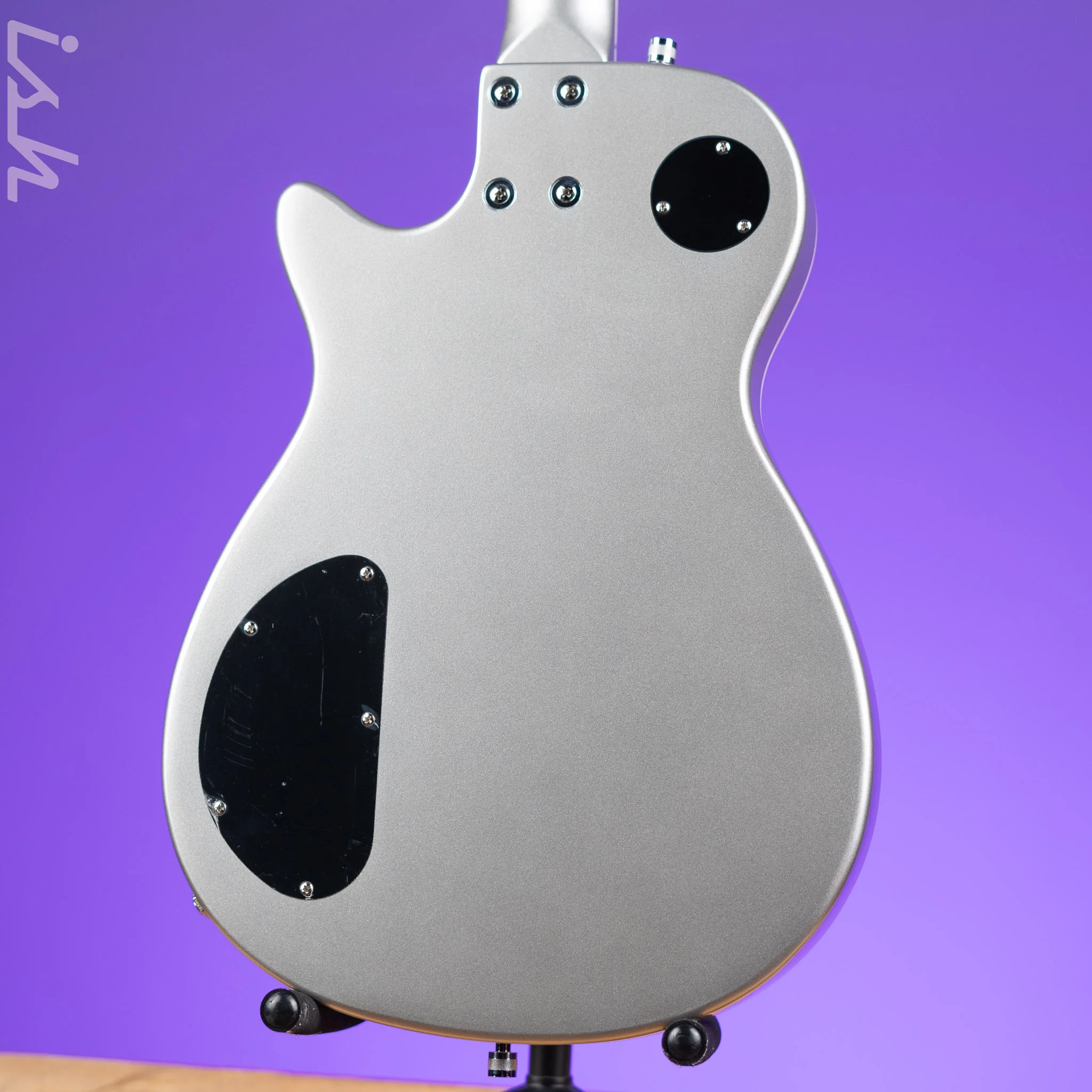 2021 Gretsch G5260T Electromatic Baritone w/ Bigsby Silver - Image 9