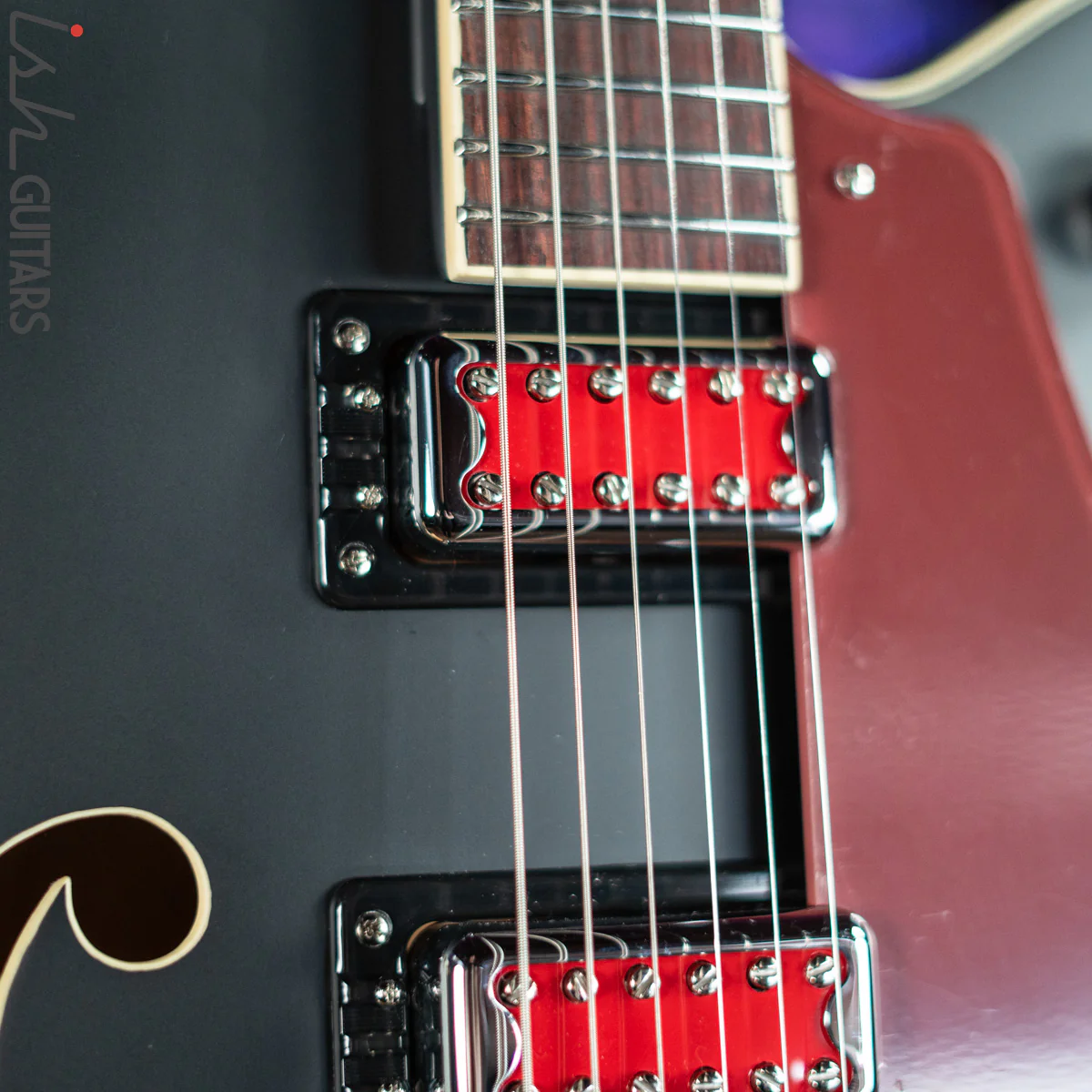 Gretsch G5410T Electromatic “Rat Rod”Hollowbody Matte Black B-Stock - Image 5