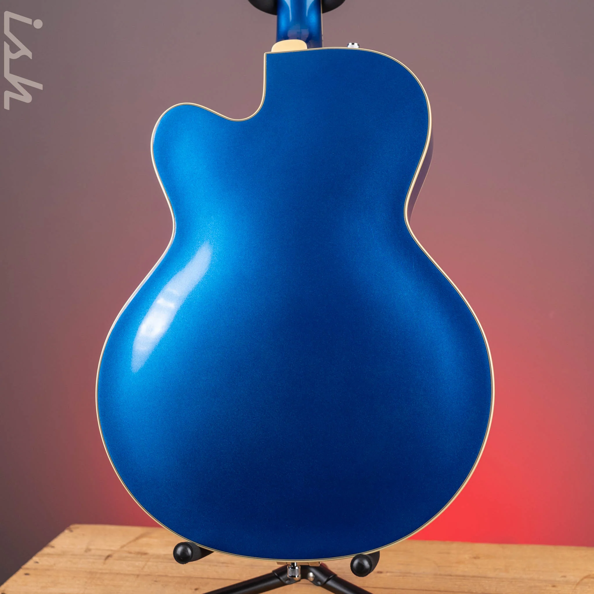 2018 Gretsch G5420T Electromatic Hollowbody Single-Cut Electric Guitar w/ Bigsby Fairline Blue - Image 10