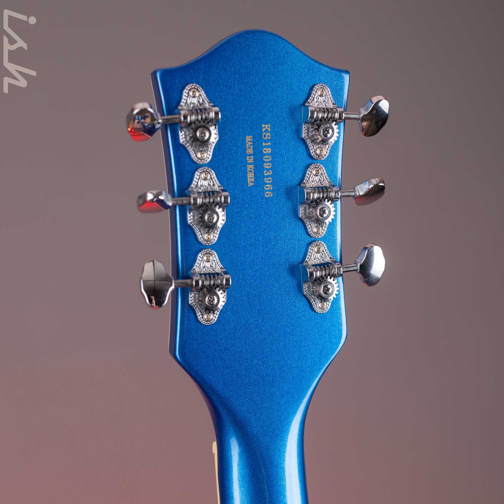 2018 Gretsch G5420T Electromatic Hollowbody Single-Cut Electric Guitar w/ Bigsby Fairline Blue - Image 13
