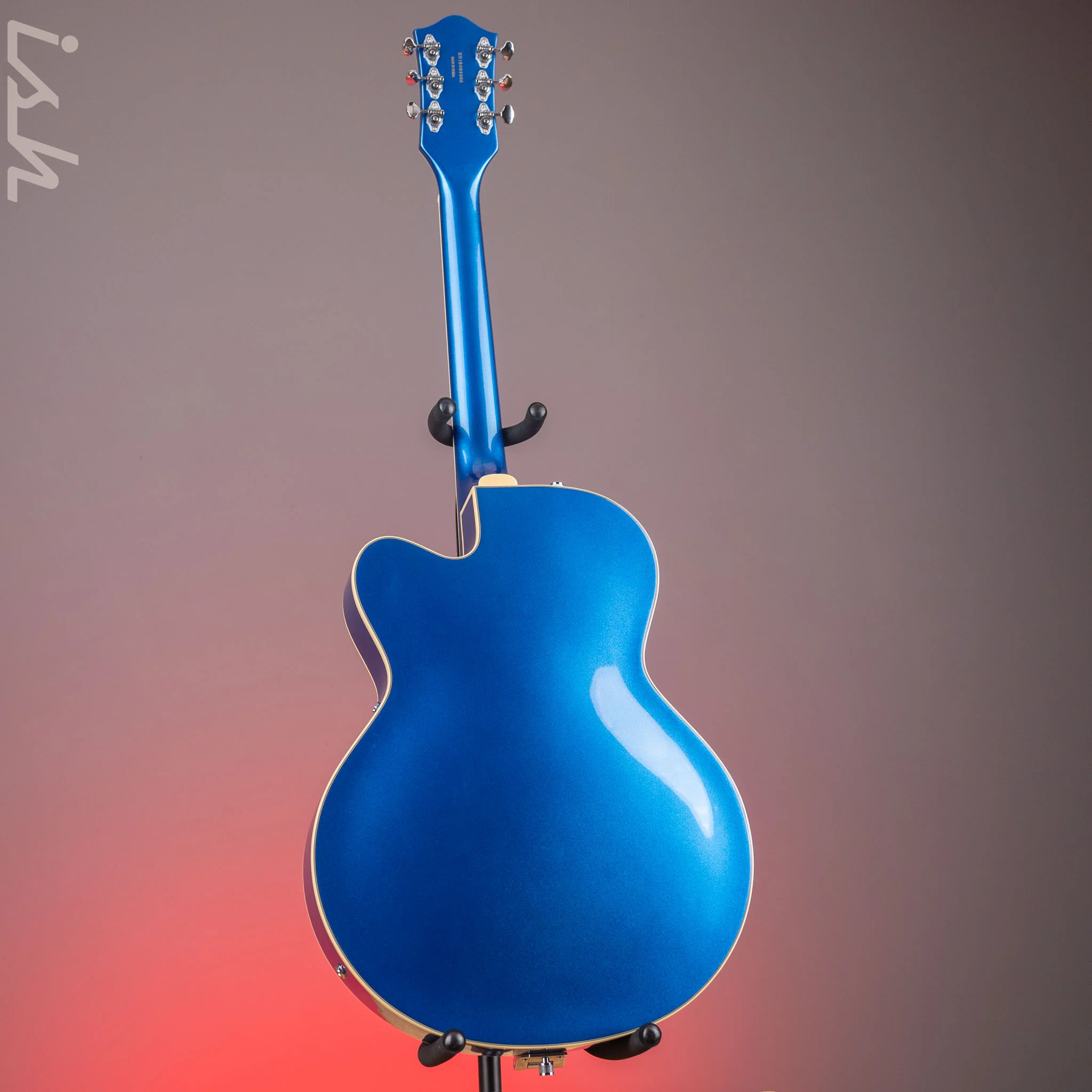 2018 Gretsch G5420T Electromatic Hollowbody Single-Cut Electric Guitar w/ Bigsby Fairline Blue - Image 9