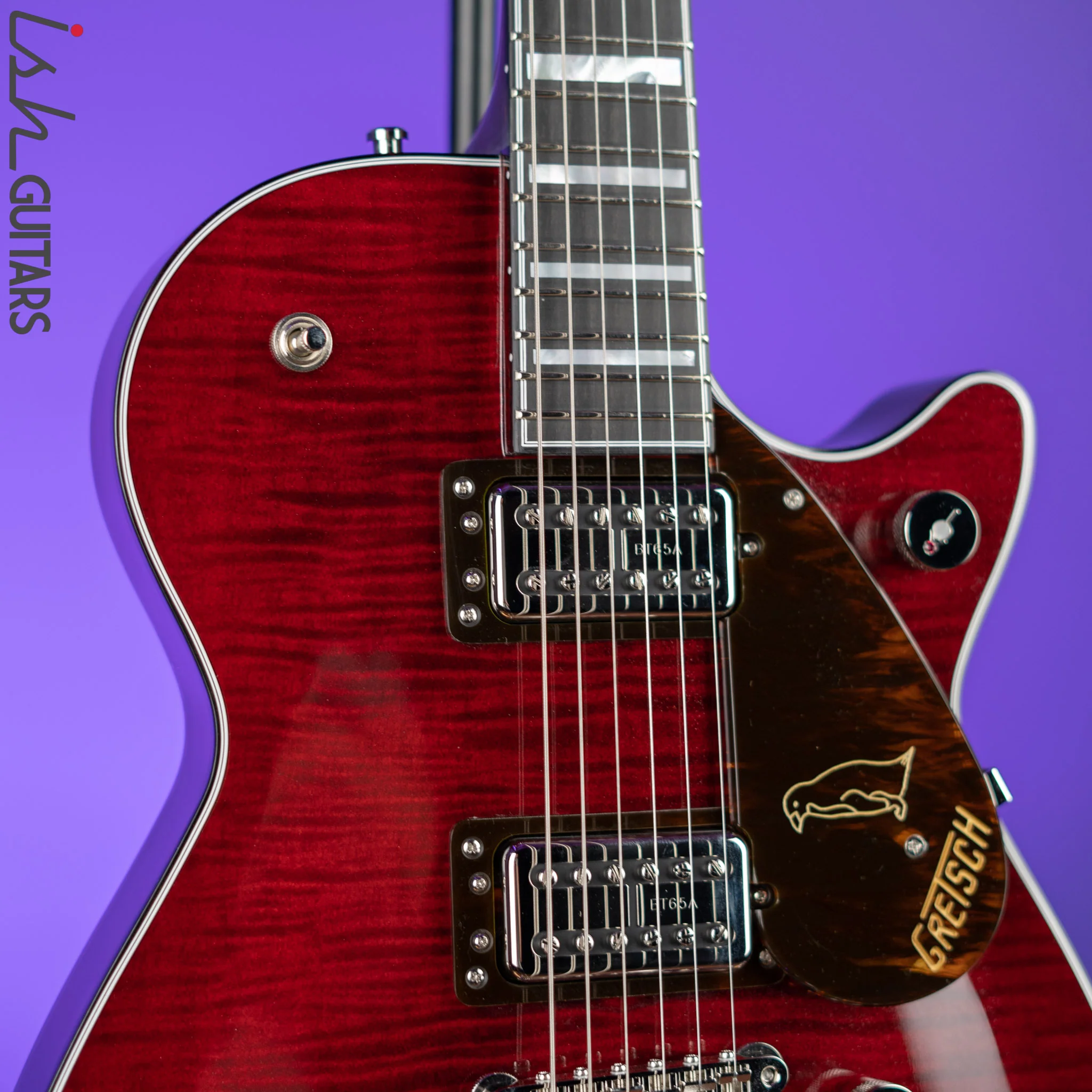 Gretsch G6134TFM Nigel Hendroff Signature Penguin Dark Cherry Demo - Image 3