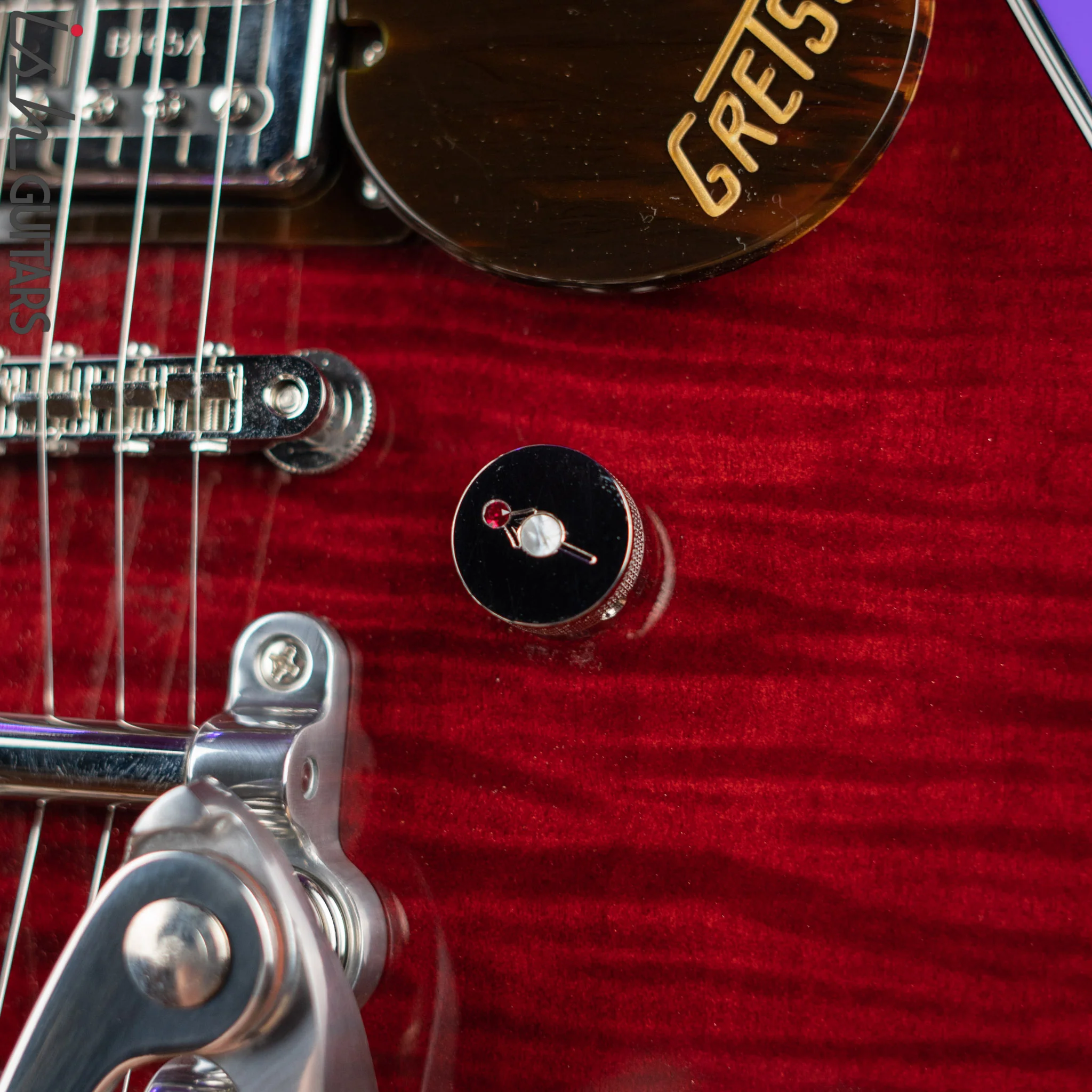 Gretsch G6134TFM Nigel Hendroff Signature Penguin Dark Cherry Demo - Image 6
