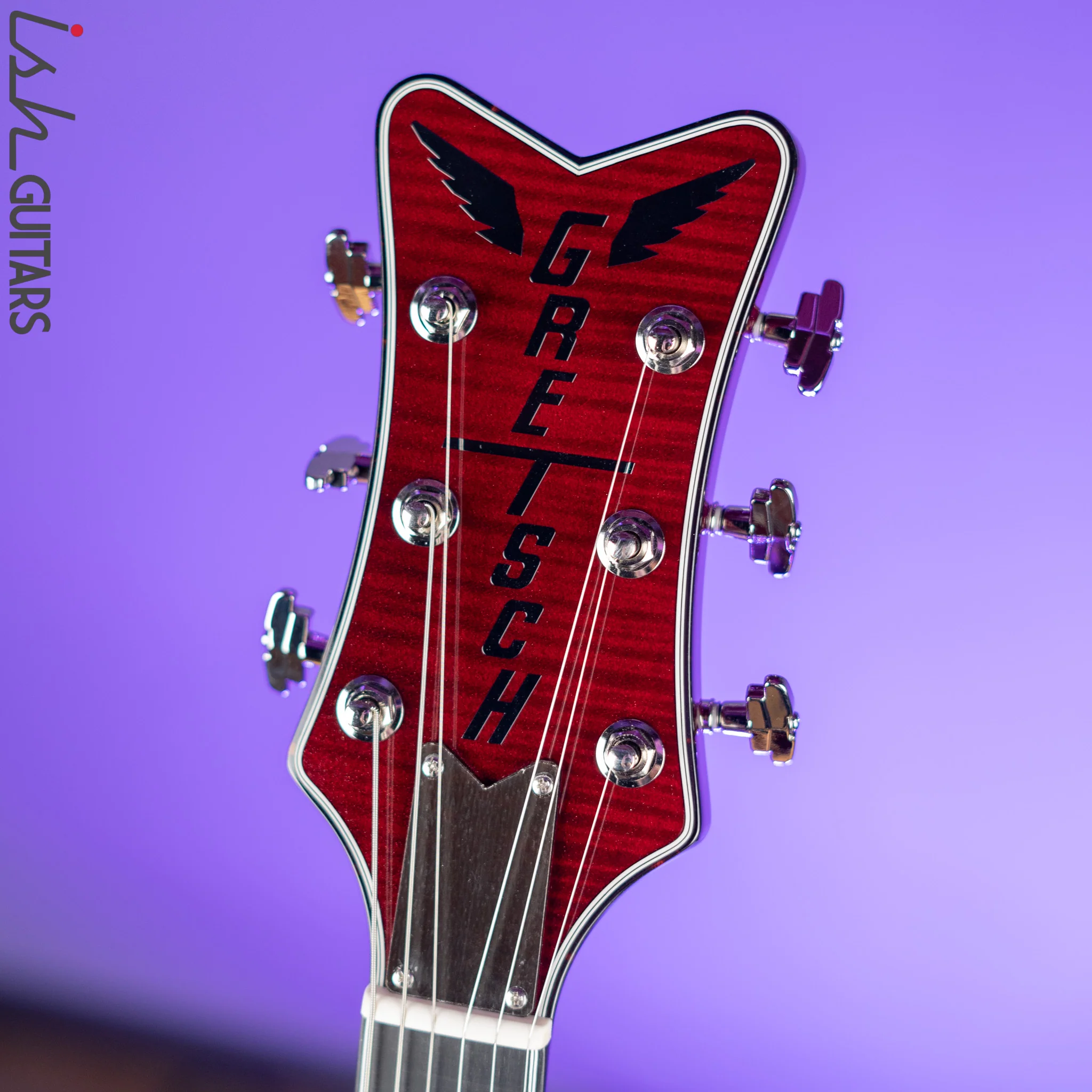 Gretsch G6134TFM Nigel Hendroff Signature Penguin Dark Cherry Demo - Image 8