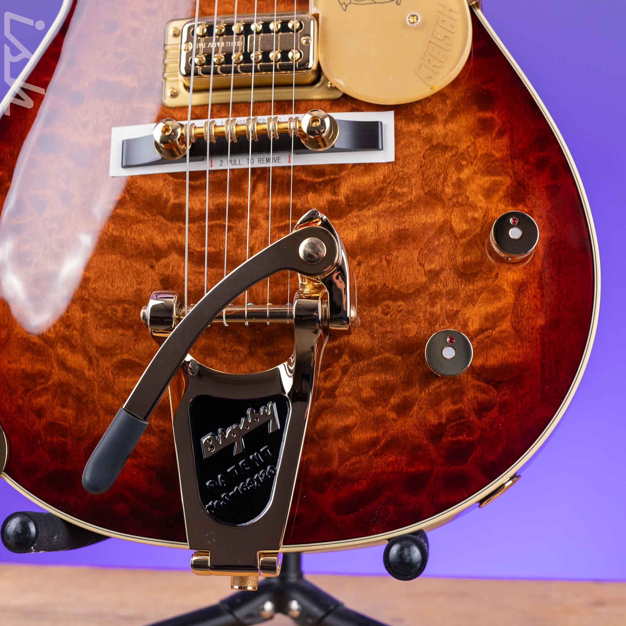 Gretsch G6134TGQM-59 Limited Edition Penguin Forge Glow Demo - Image 4