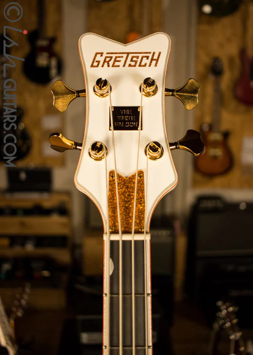 Gretsch G6136LSB White Falcon Bass Store Demo - Image 5