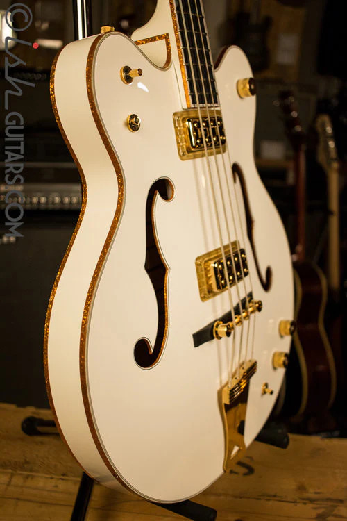 Gretsch G6136LSB White Falcon Bass Store Demo - Image 9