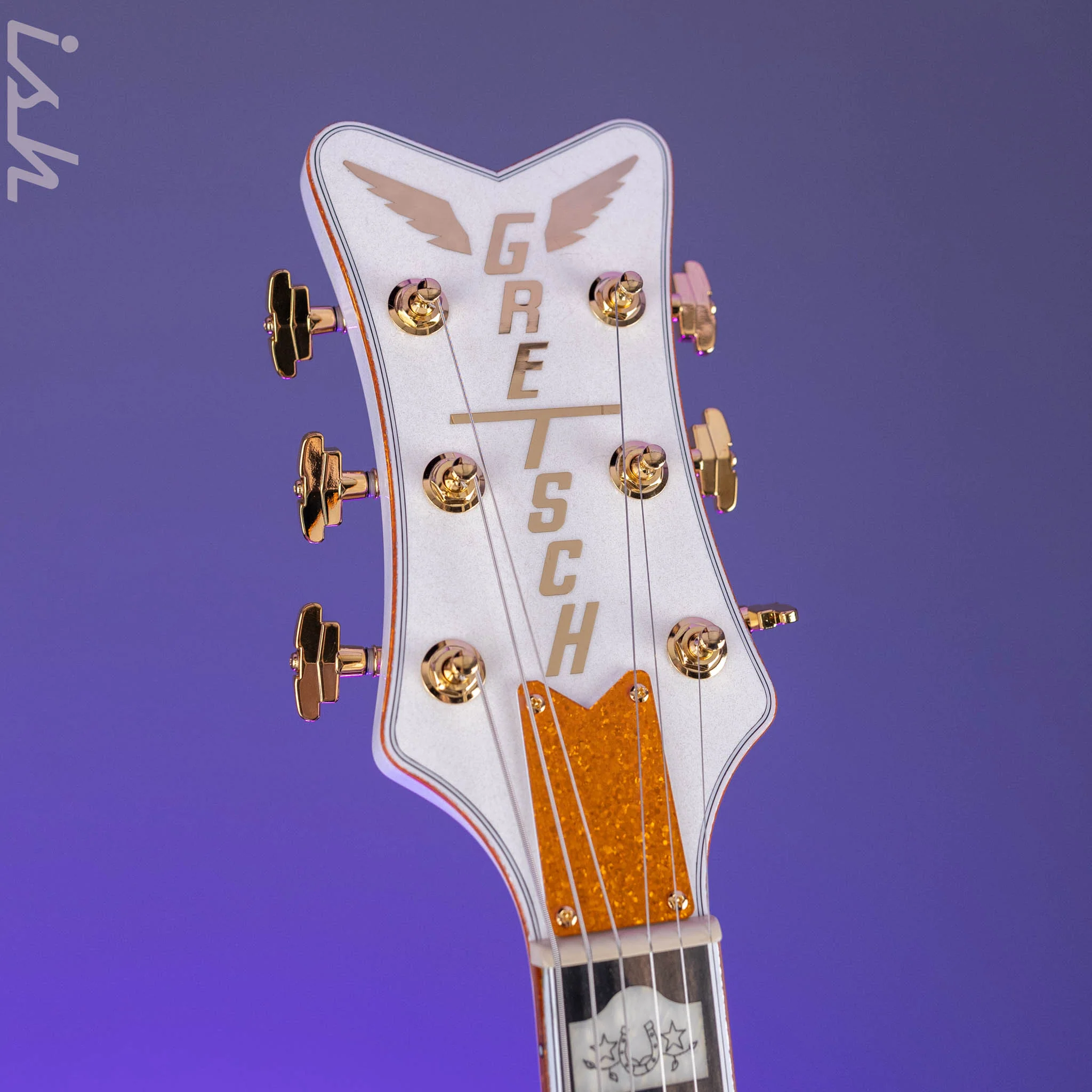 Gretsch G6136TG Limited Edition Orville Peck Falcon Oro Sparkle Demo - Image 6