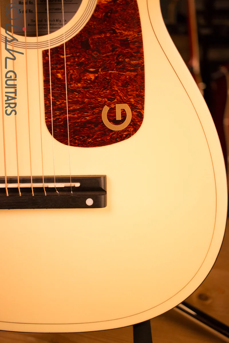 Gretsch Jim Dandy G9500 Limited Edition Vintage White Parlor Acoustic - Image 4