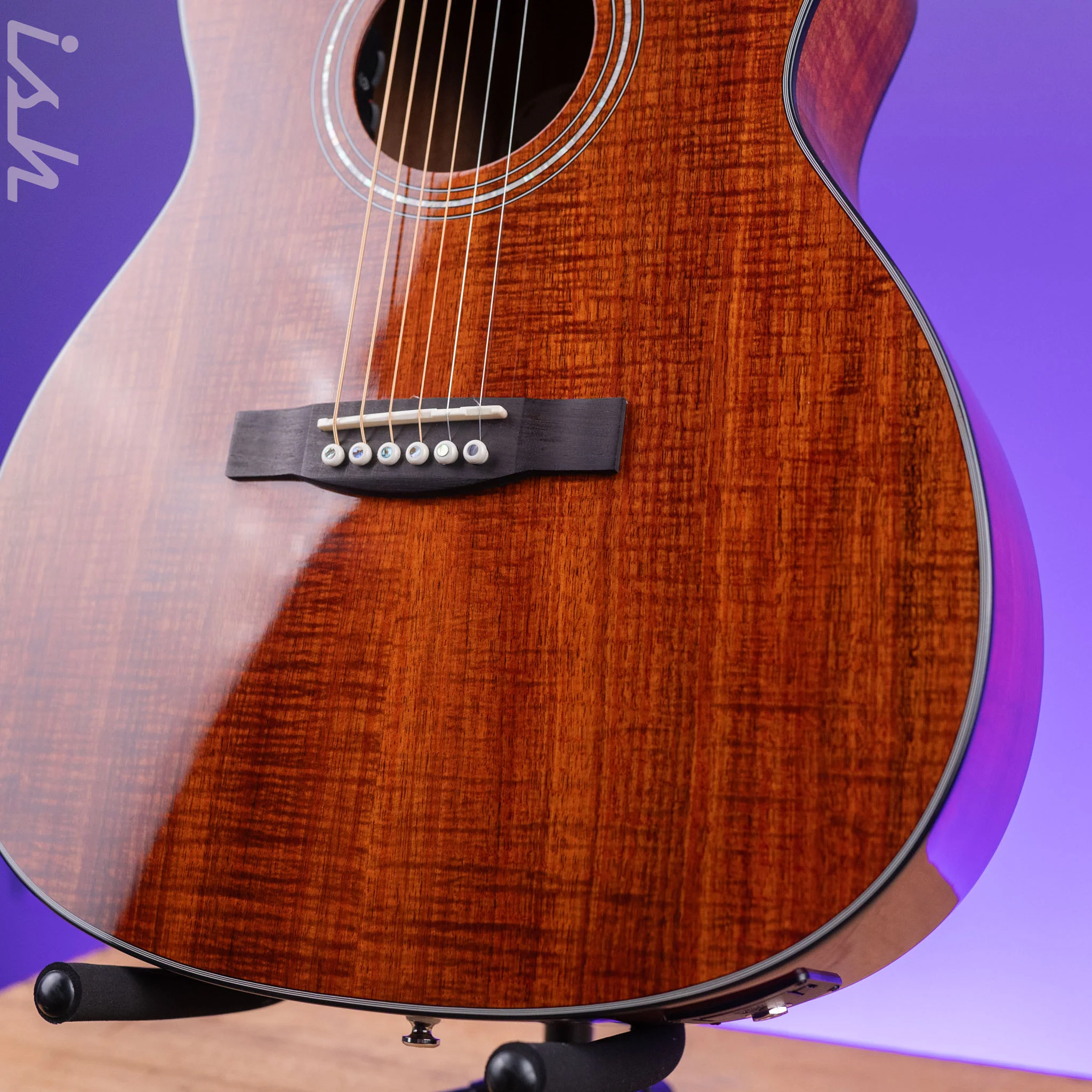 Guild OM260ce Deluxe Blackwood Natural - Image 4