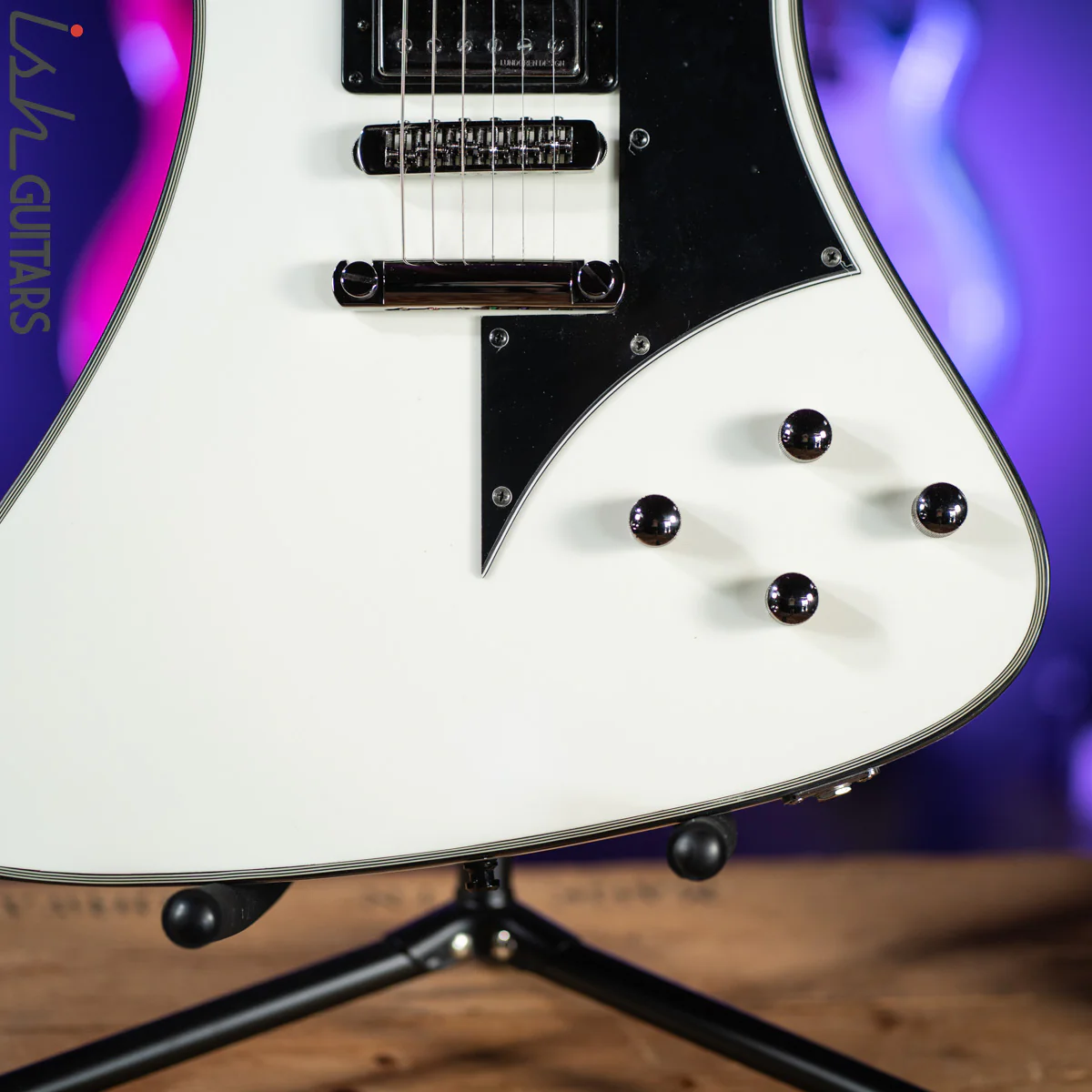 Hagstrom Fantomen Custom White Gloss Electric Guitar - Image 4