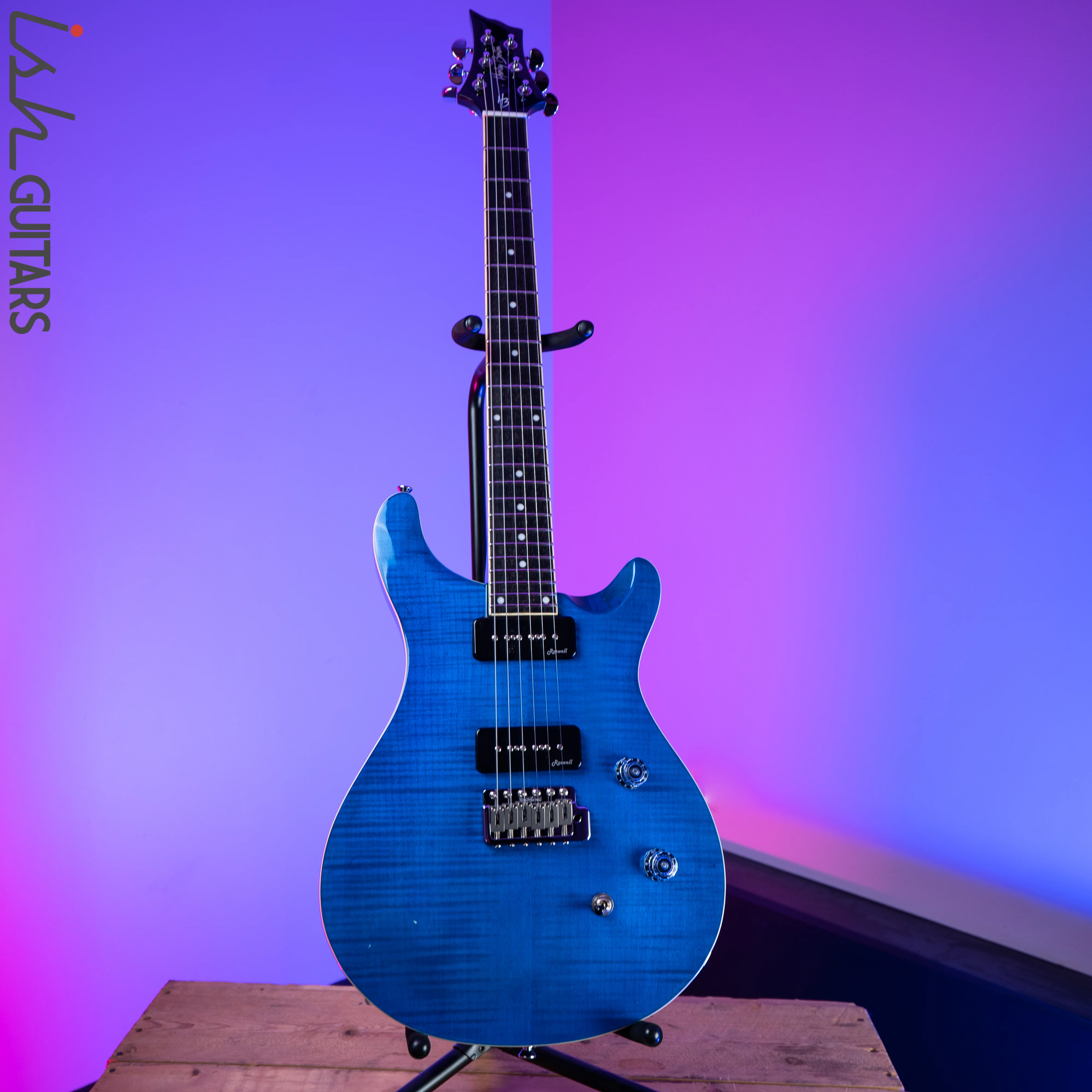 Harley Benton CST-24T P90 Ocean Flame - Image 2