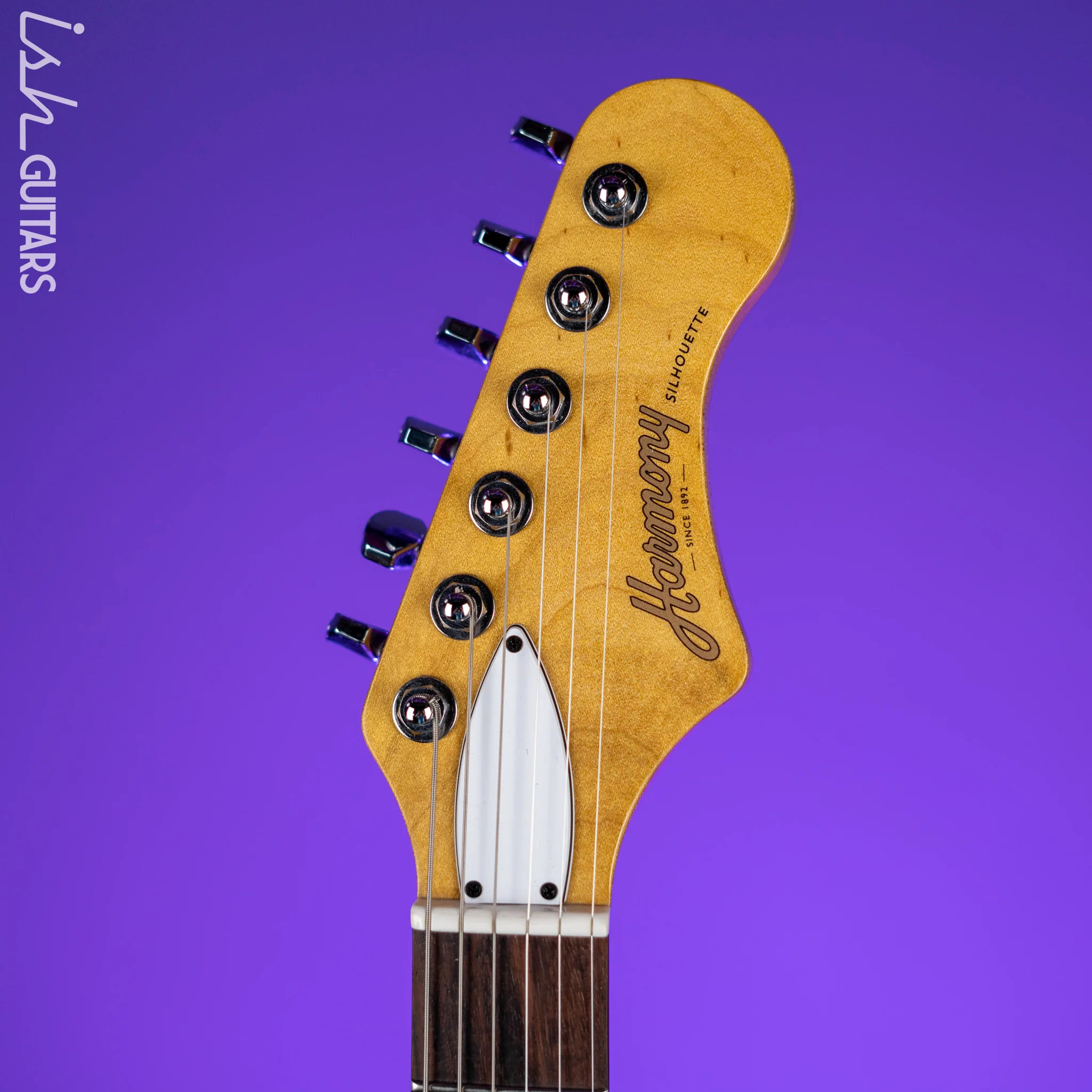 Harmony Silhouette Electric Guitar 3-Tone Sunburst - Image 5
