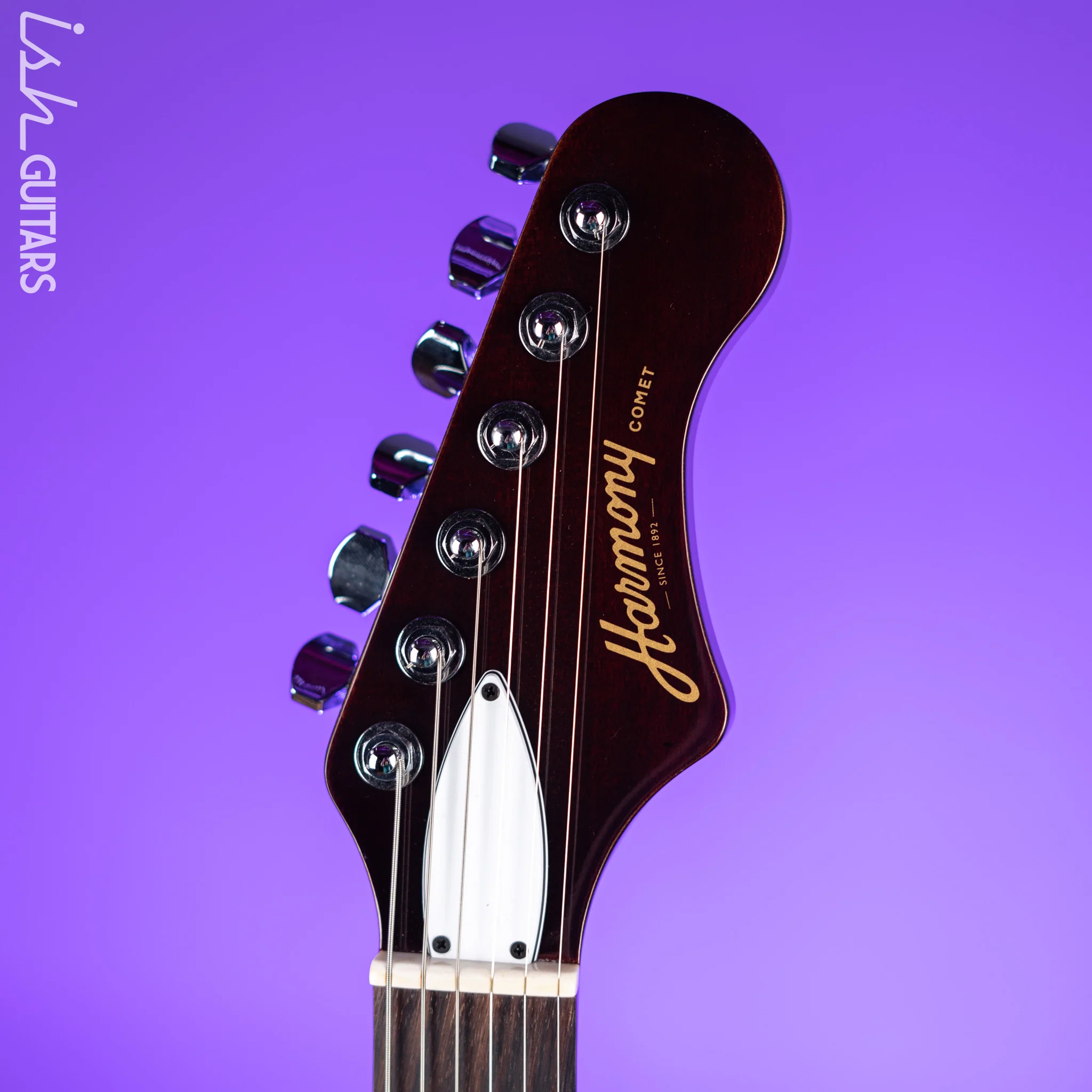 Harmony Standard Comet Electric Guitar Space Black - Image 5