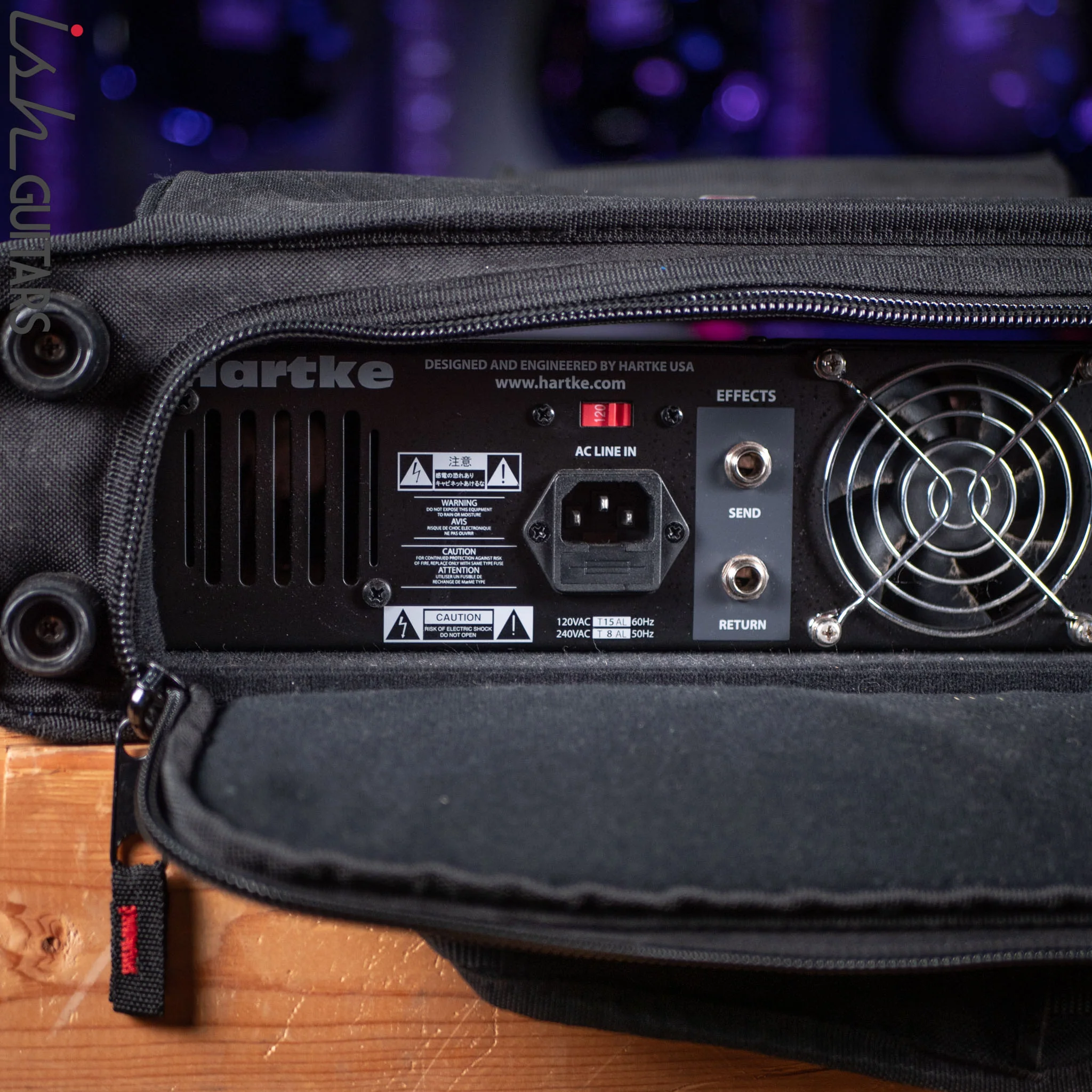 Hartke LH1000 Bass Amplifier Head Black - Image 7