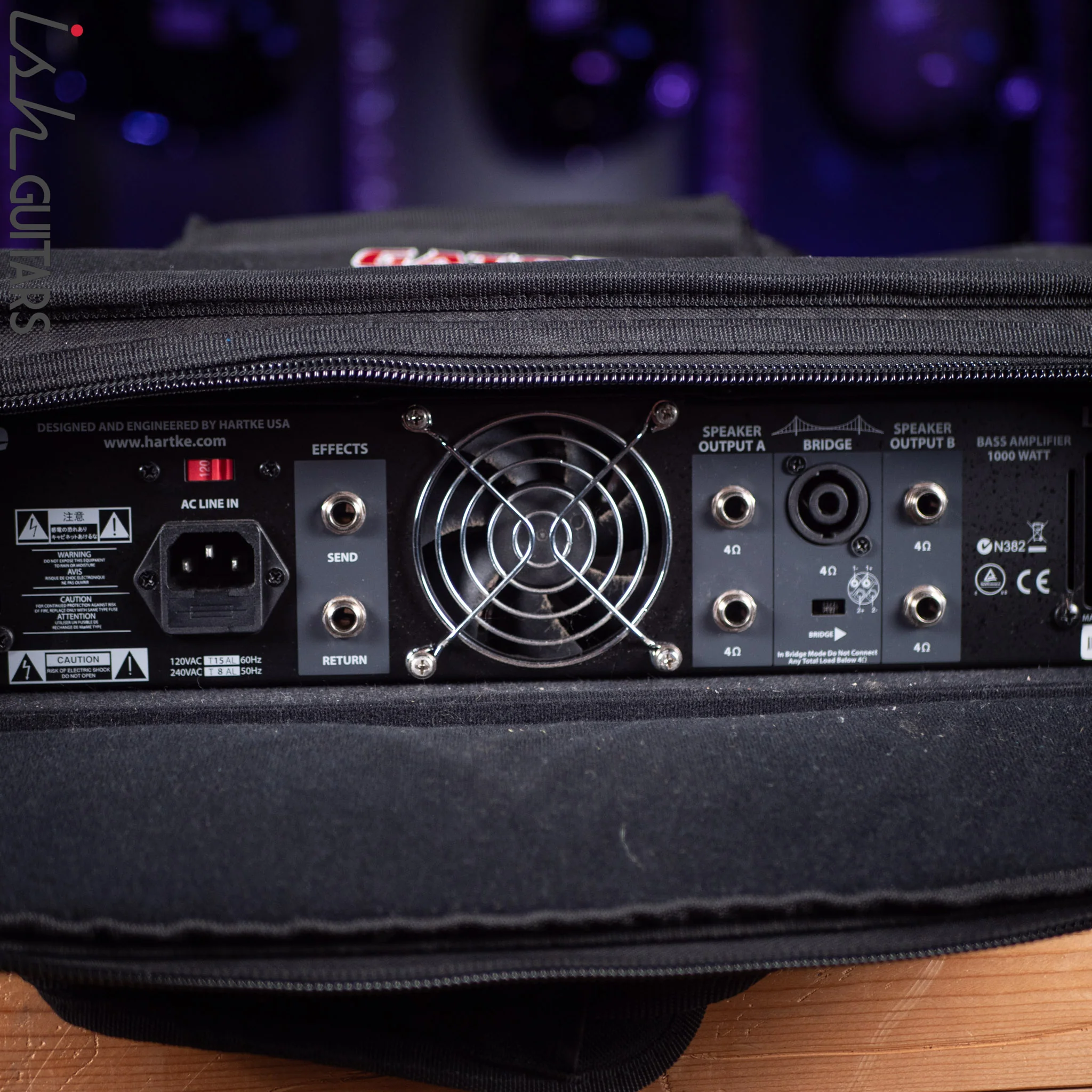 Hartke LH1000 Bass Amplifier Head Black - Image 8