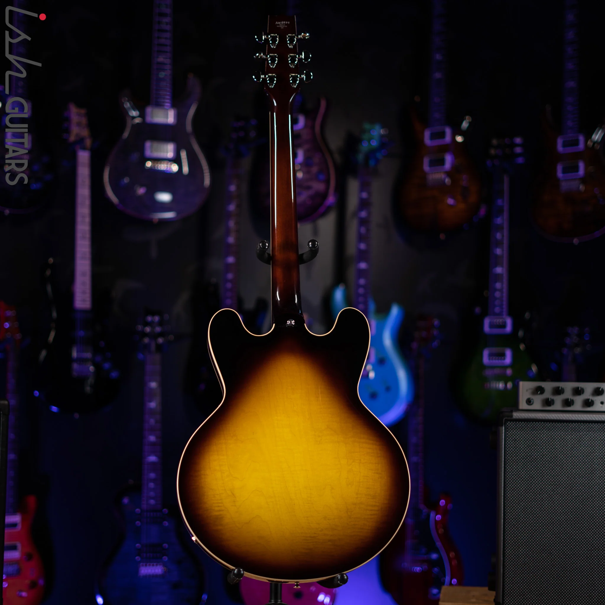 Heritage H-535 Semi-Hollow Electric Guitar Original Sunburst - Image 6