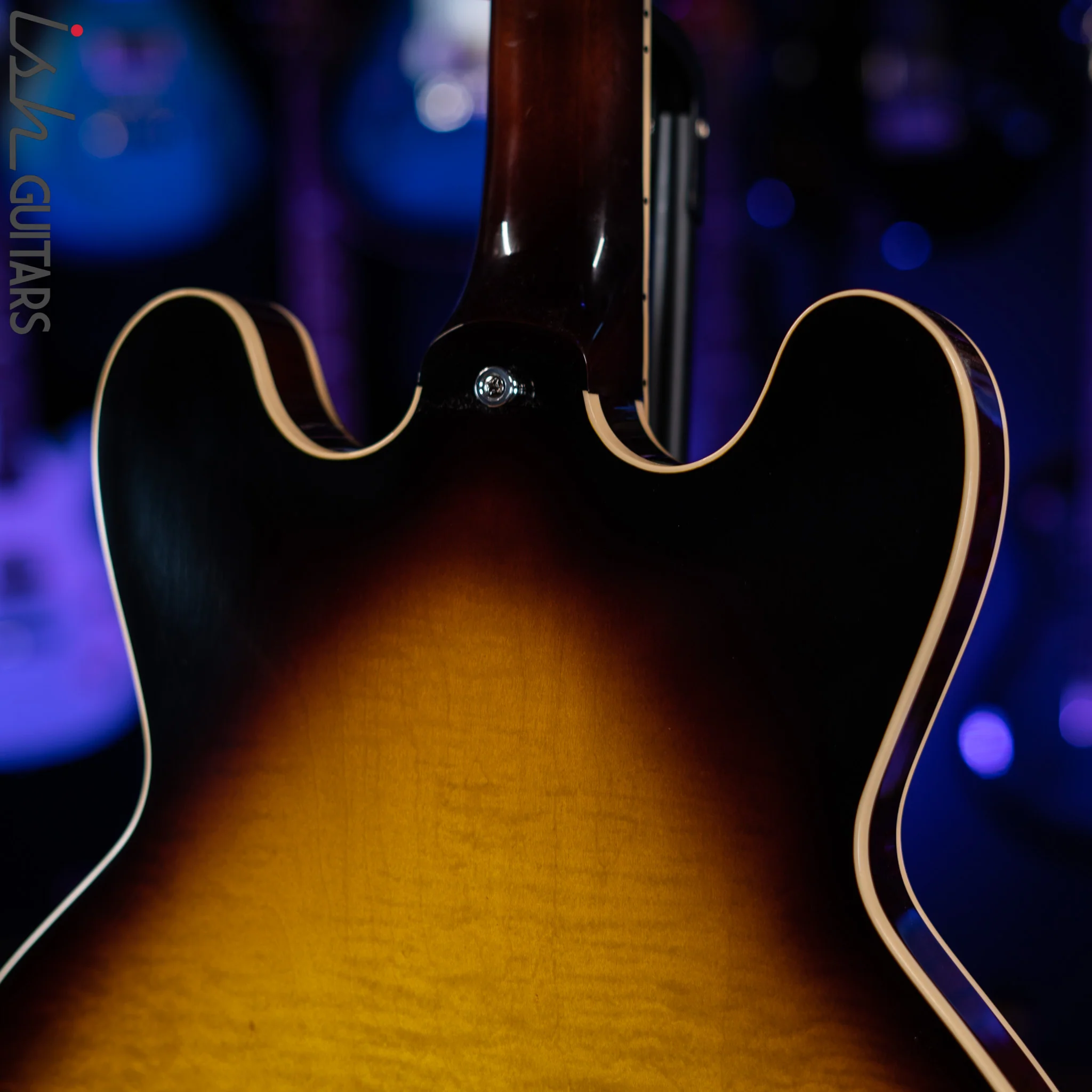 Heritage H-535 Semi-Hollow Electric Guitar Original Sunburst - Image 8