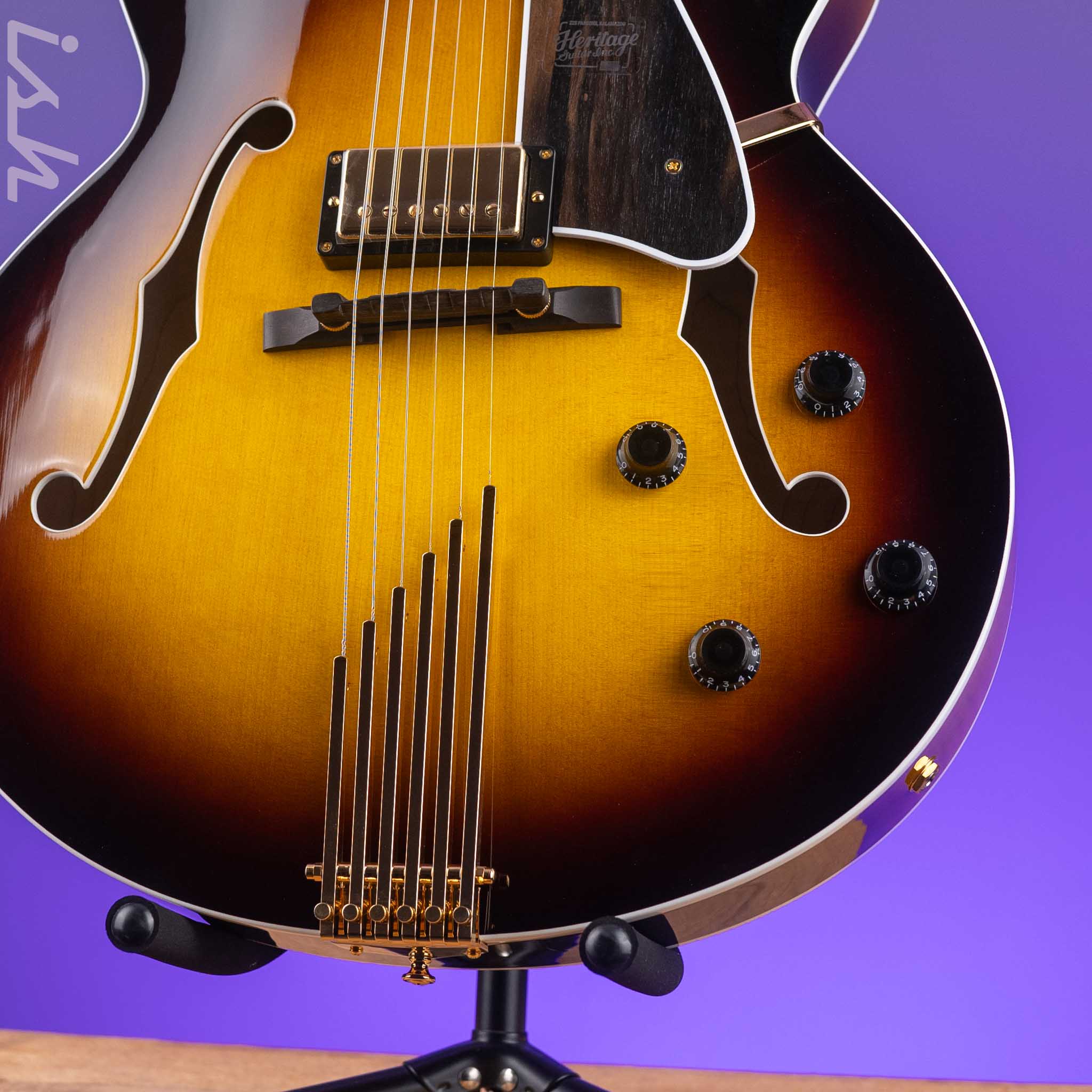 Heritage Standard Eagle Classic Hollow Body Original Sunburst - Image 4