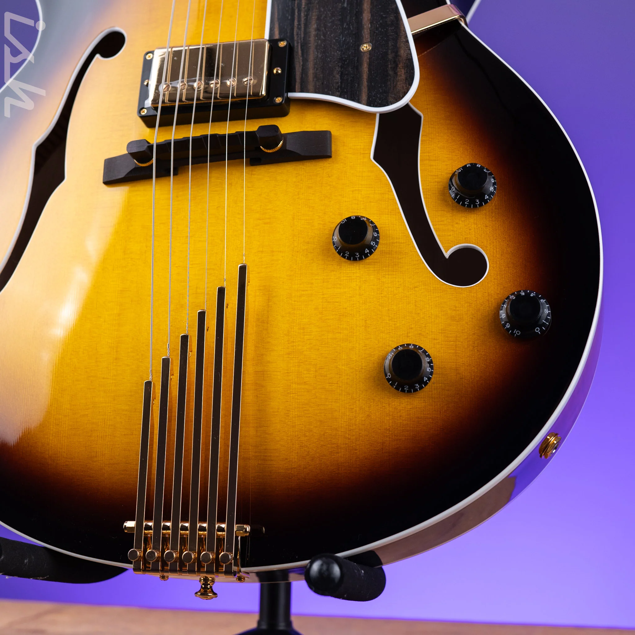 Heritage Standard Eagle Classic Hollow Body Original Sunburst Demo - Image 4