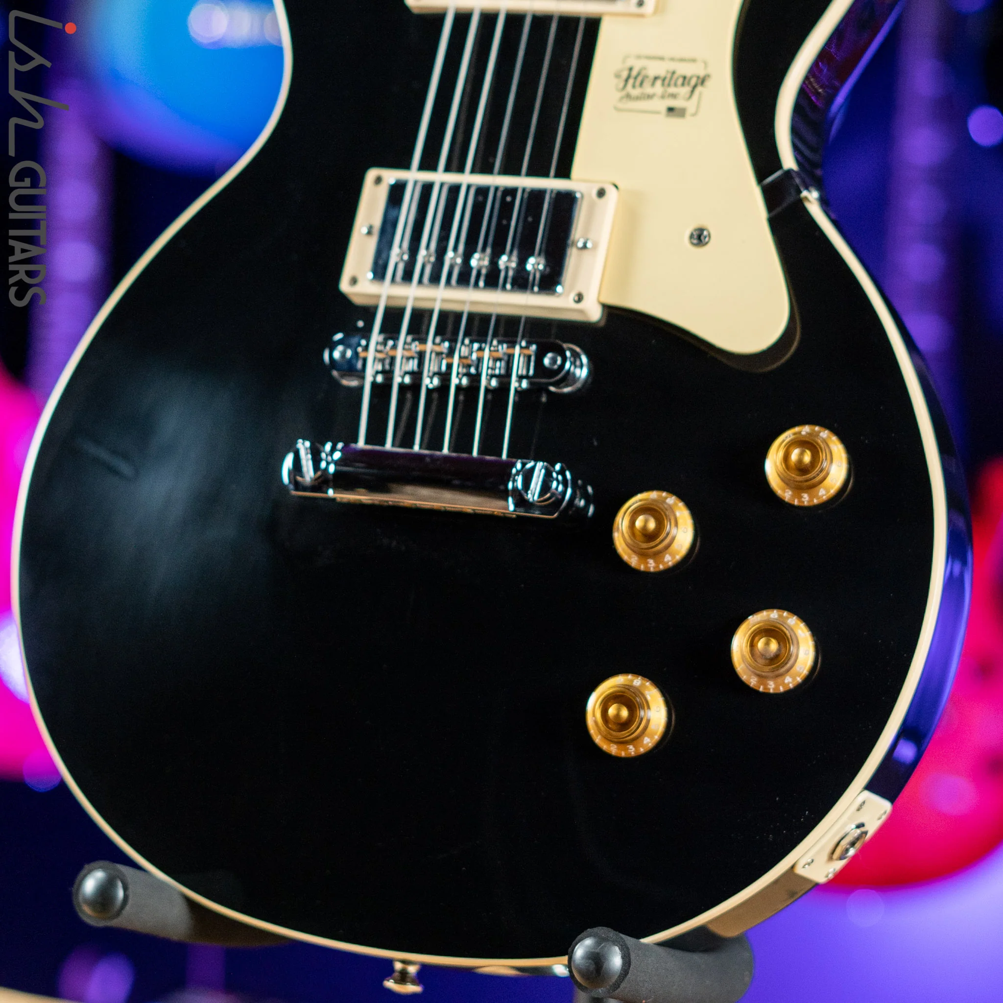 Heritage Standard H-150 Electric Guitar Ebony Demo - Image 4
