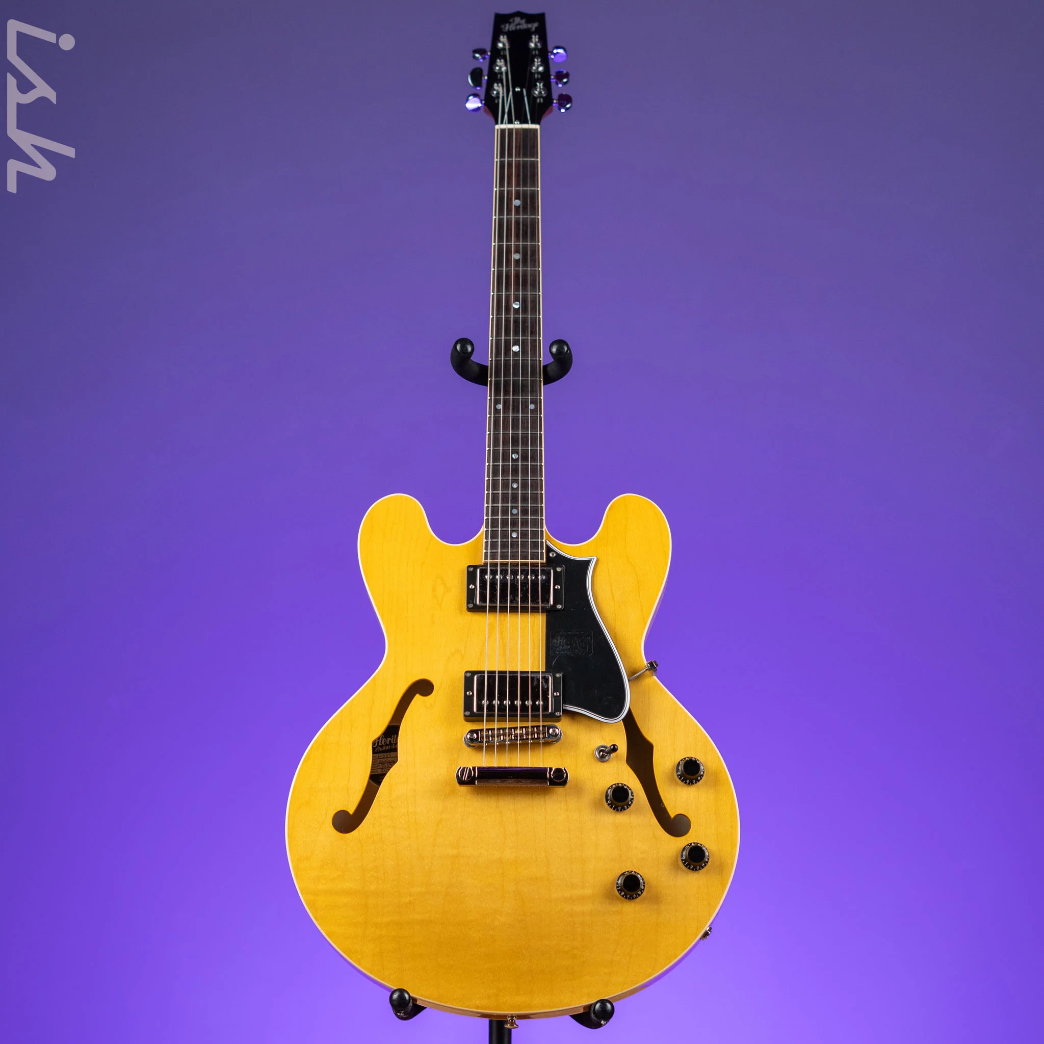 Heritage Standard H-535 Semi-Hollow Electric Guitar Antique Natural - Image 2