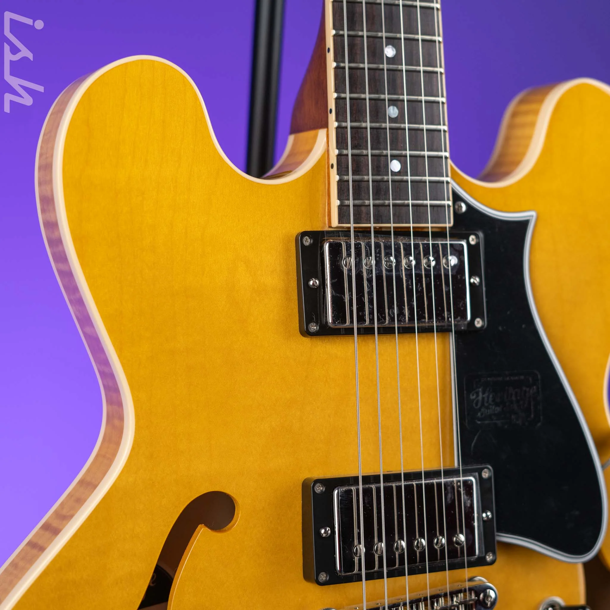 Heritage Standard H-535 Semi-Hollow Electric Guitar Antique Natural - Image 3