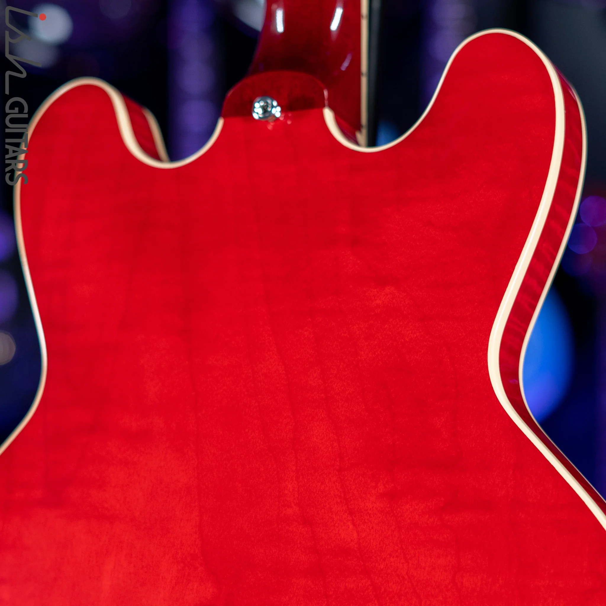 Heritage Standard H-535 Semi-Hollow Electric Guitar Trans Cherry Red - Image 8