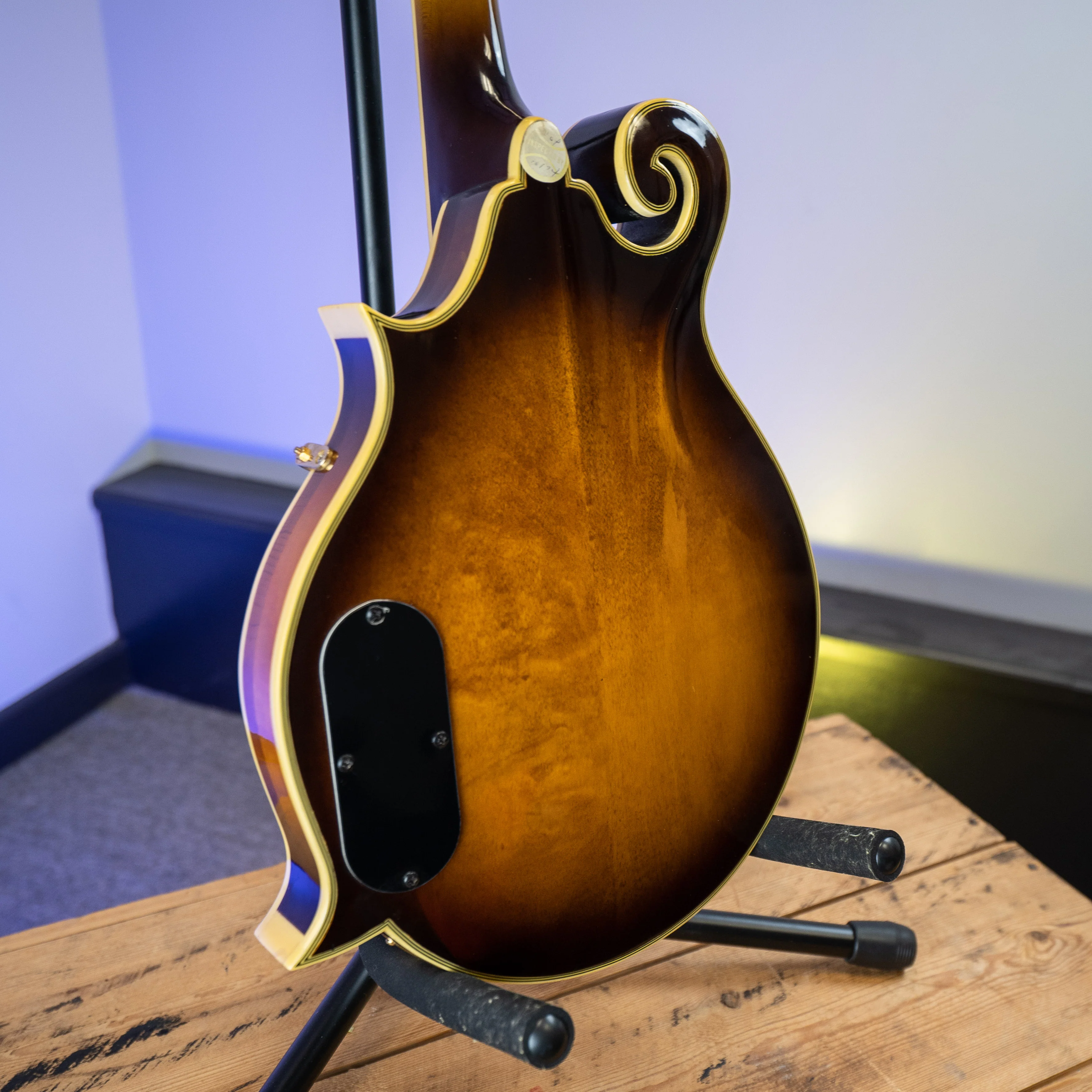 Hondo HM5E Solidbody F-Style Electric Mandolin - Image 9