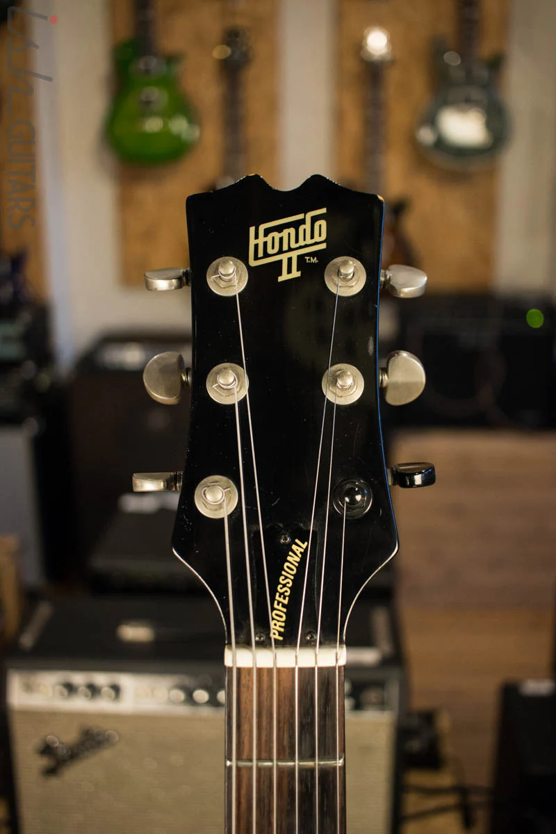 Hondo II Professional Double Cutaway Black - Image 5