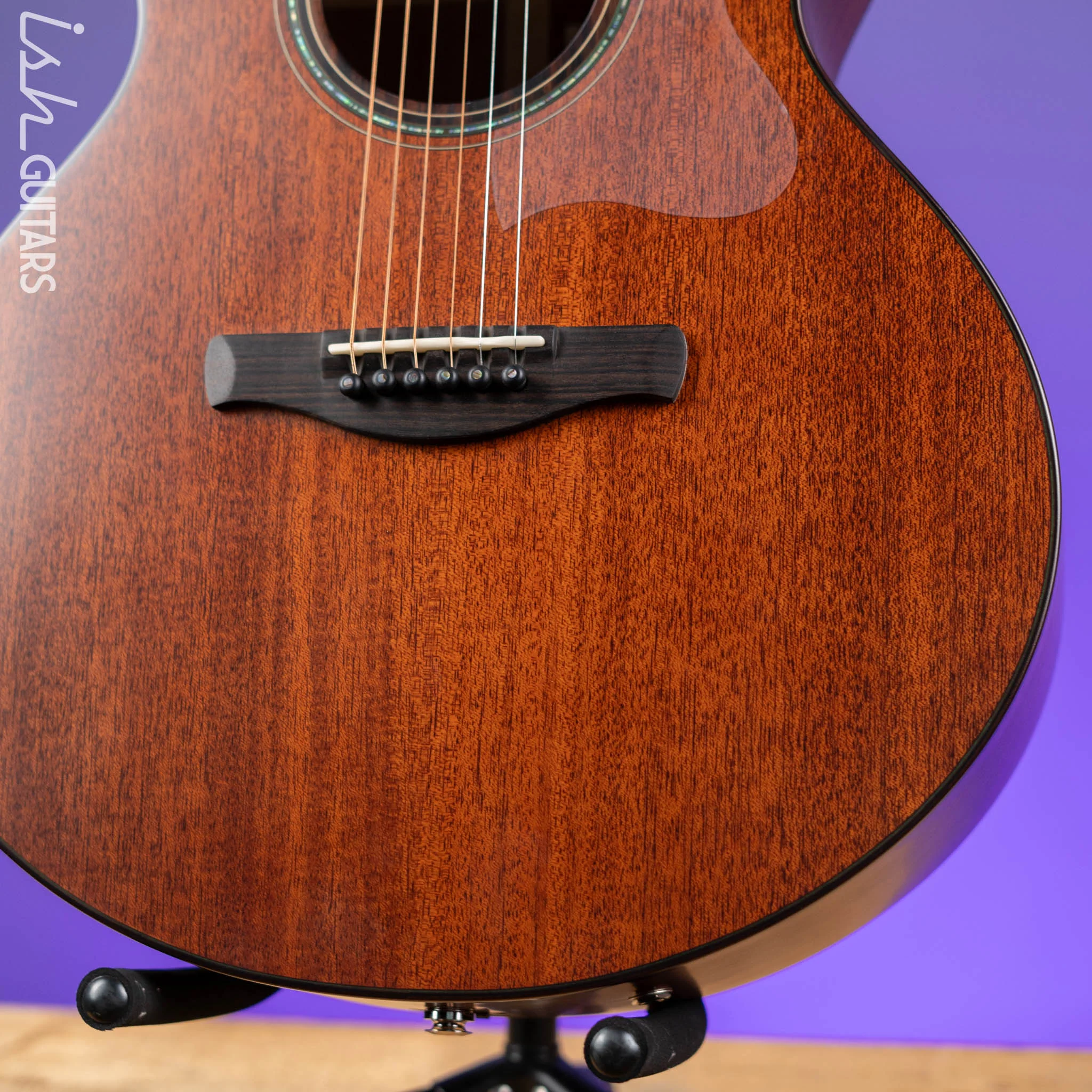 Ibanez AE440 Platinum Collection Acoustic-Electric Guitar Natural Low Gloss Demo - Image 4