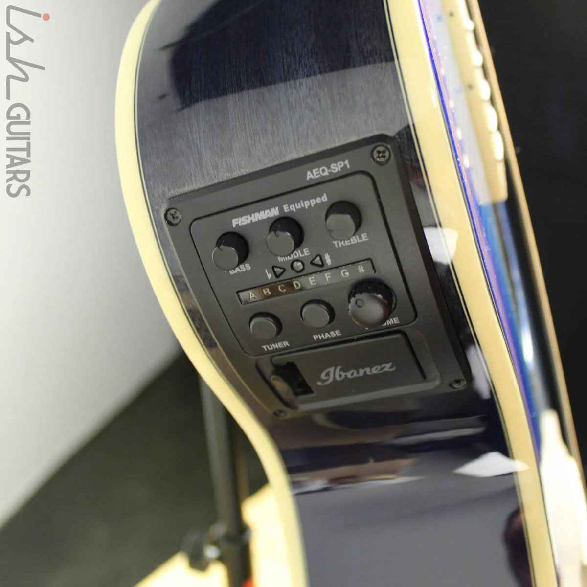 Ibanez AEG19II Acoustic Electric Ocean Blue Burst - Blemished - Image 5