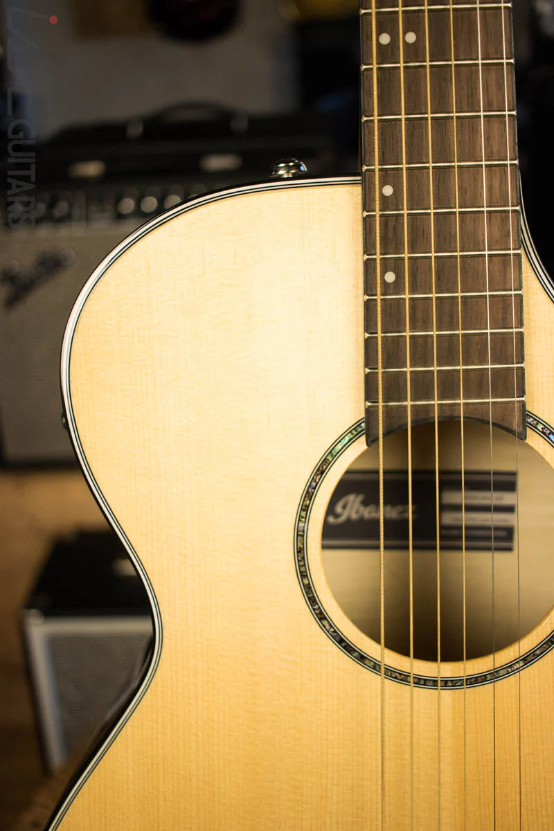 Ibanez AEWC300 Natural High Gloss Acoustic Electric Guitar - Image 3