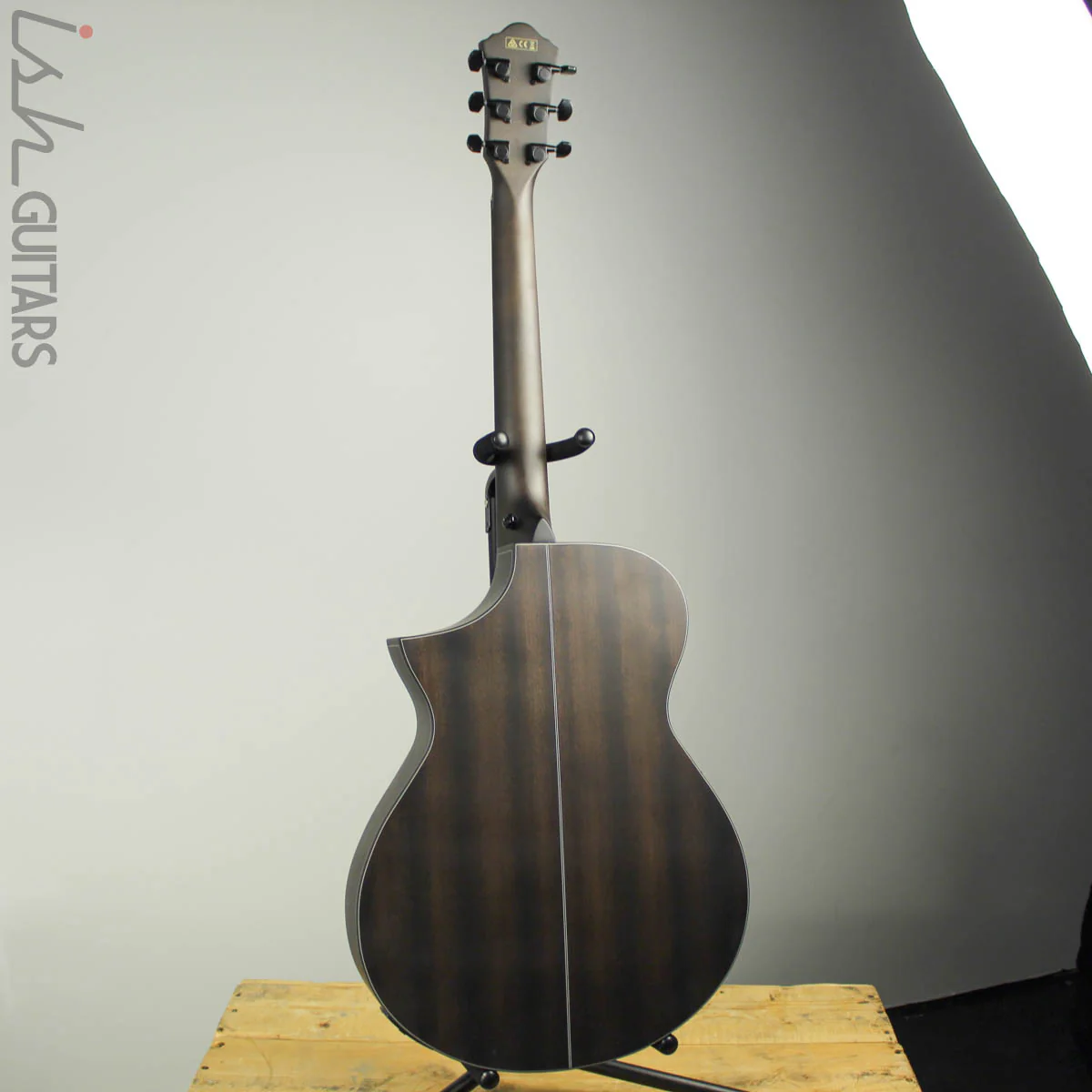 Ibanez AEWC32FM Acoustic Electric Guitar - Glacier Black Low Gloss - Image 8