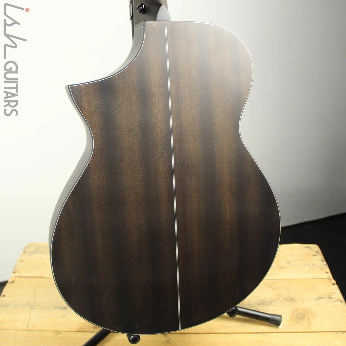Ibanez AEWC32FM Acoustic Electric Guitar - Glacier Black Low Gloss - Image 9