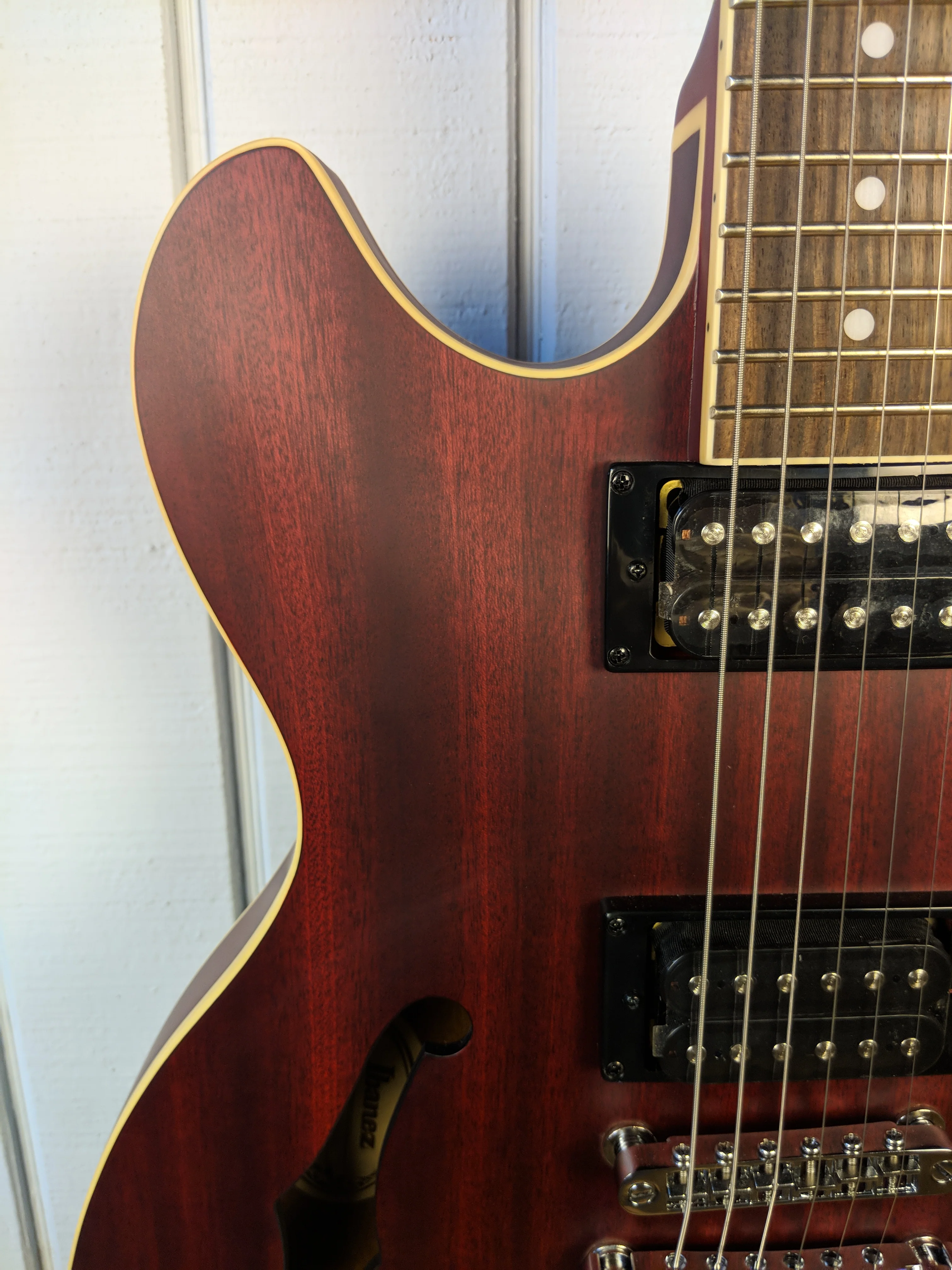 Ibanez Artcore AS53 Semi-Hollow Electric Guitar Red Flat B-Stock - Image 3
