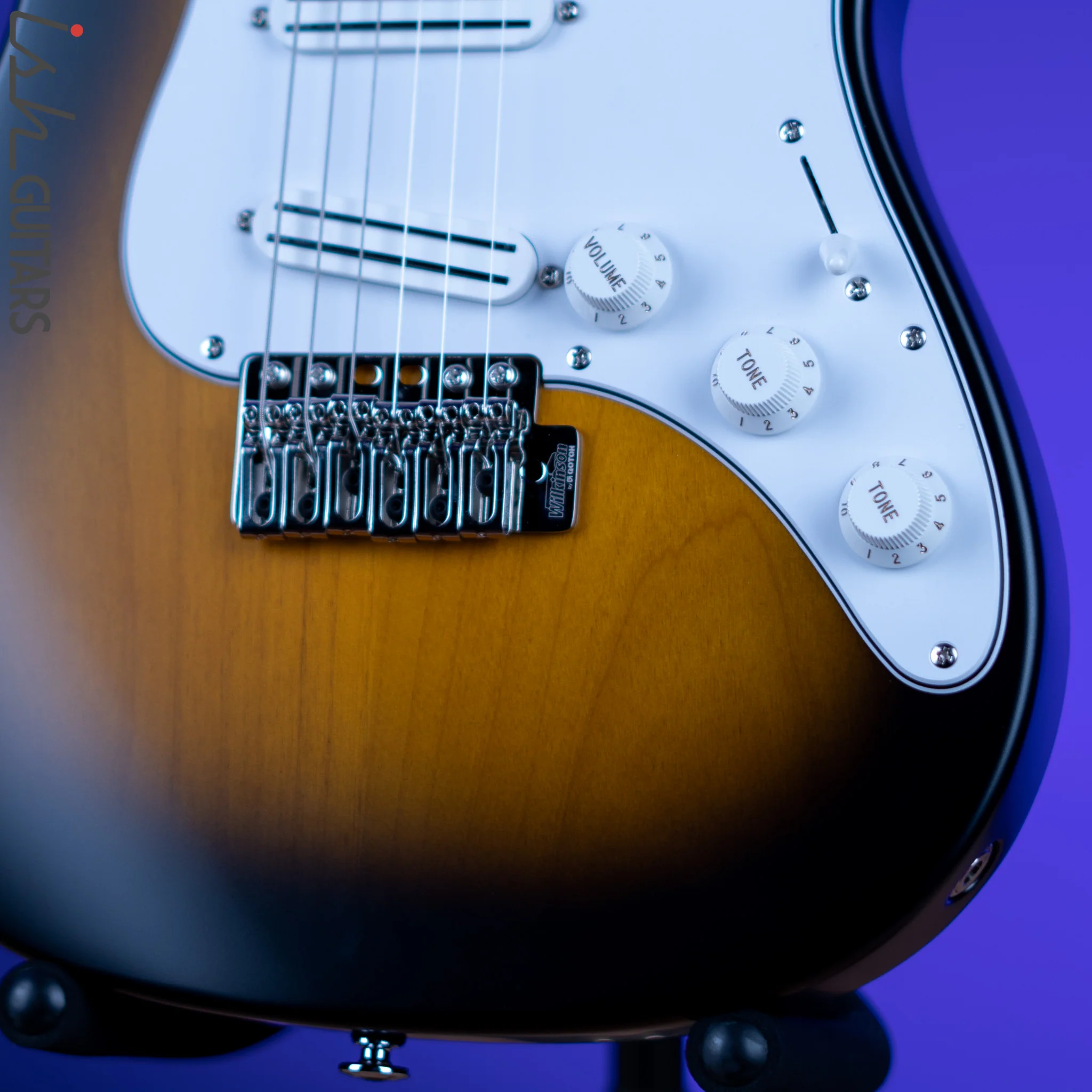Ibanez ATZ100 Andy Timmons Signature Sunburst Flat Demo - Image 4