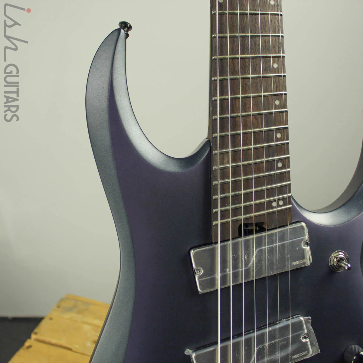 Ibanez Axion Label RGD71ALMS Black Aurora Burst Matte - Image 4