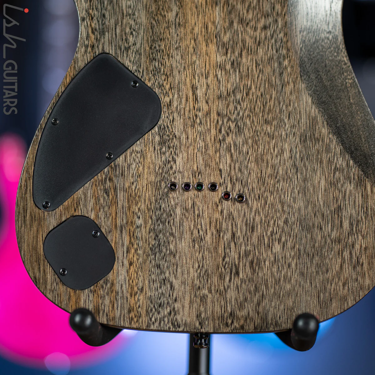 Ibanez Axion Label RGA61AL Indigo Aurora Burst Flat - Image 10