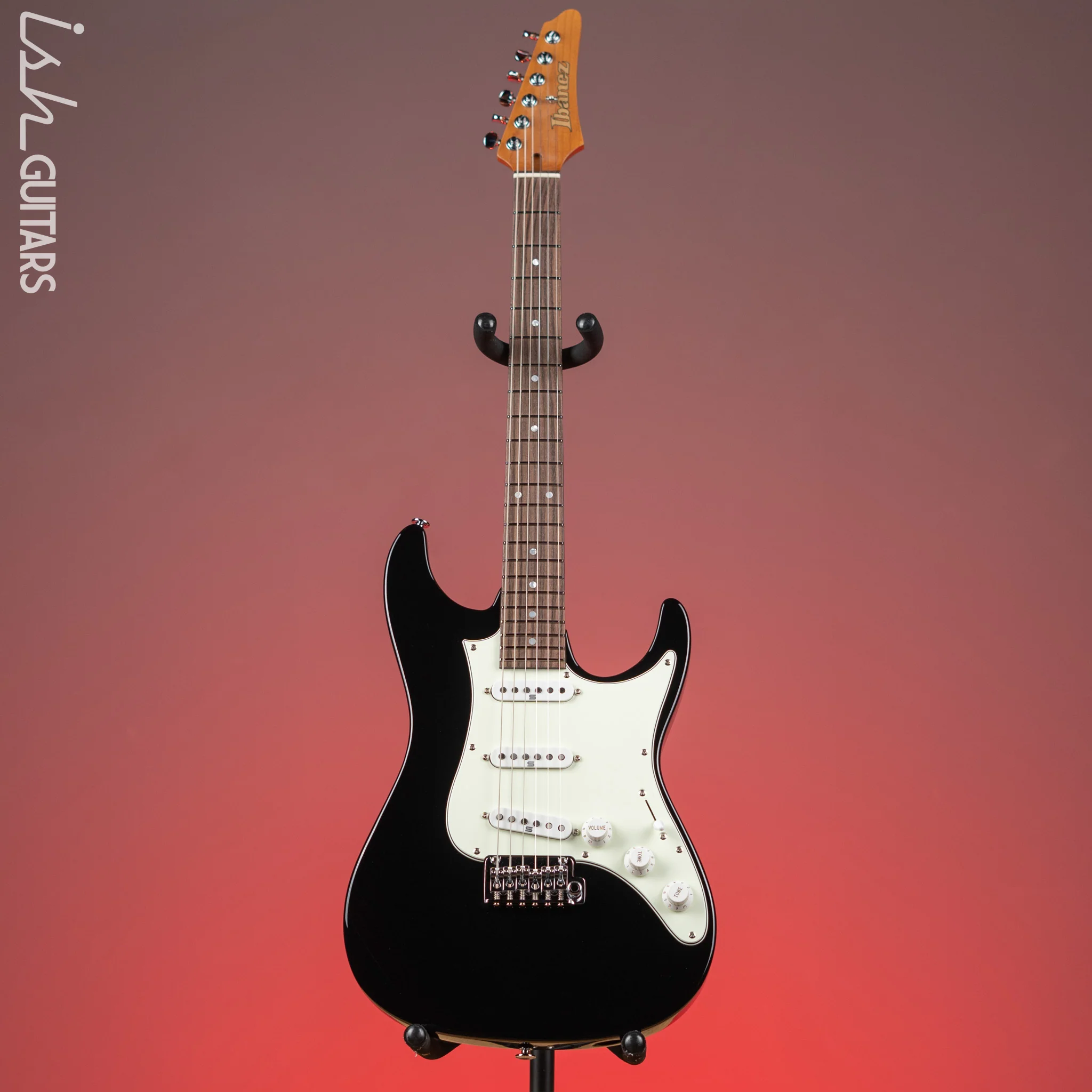 Ibanez AZ2203N Prestige Electric Guitar Black Demo - Image 2