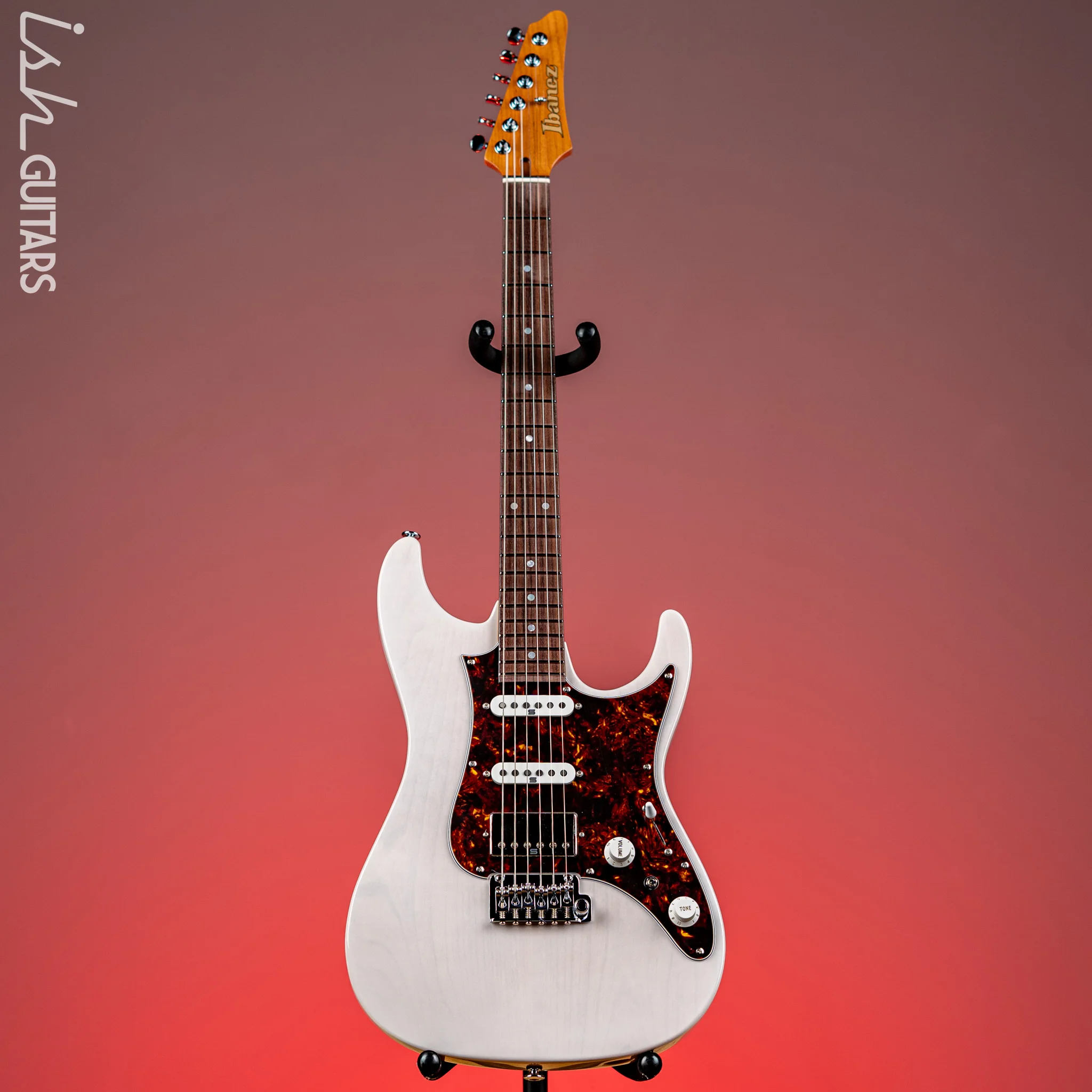 Ibanez AZ2204N Prestige Electric Guitar Antique White Blonde - Image 2