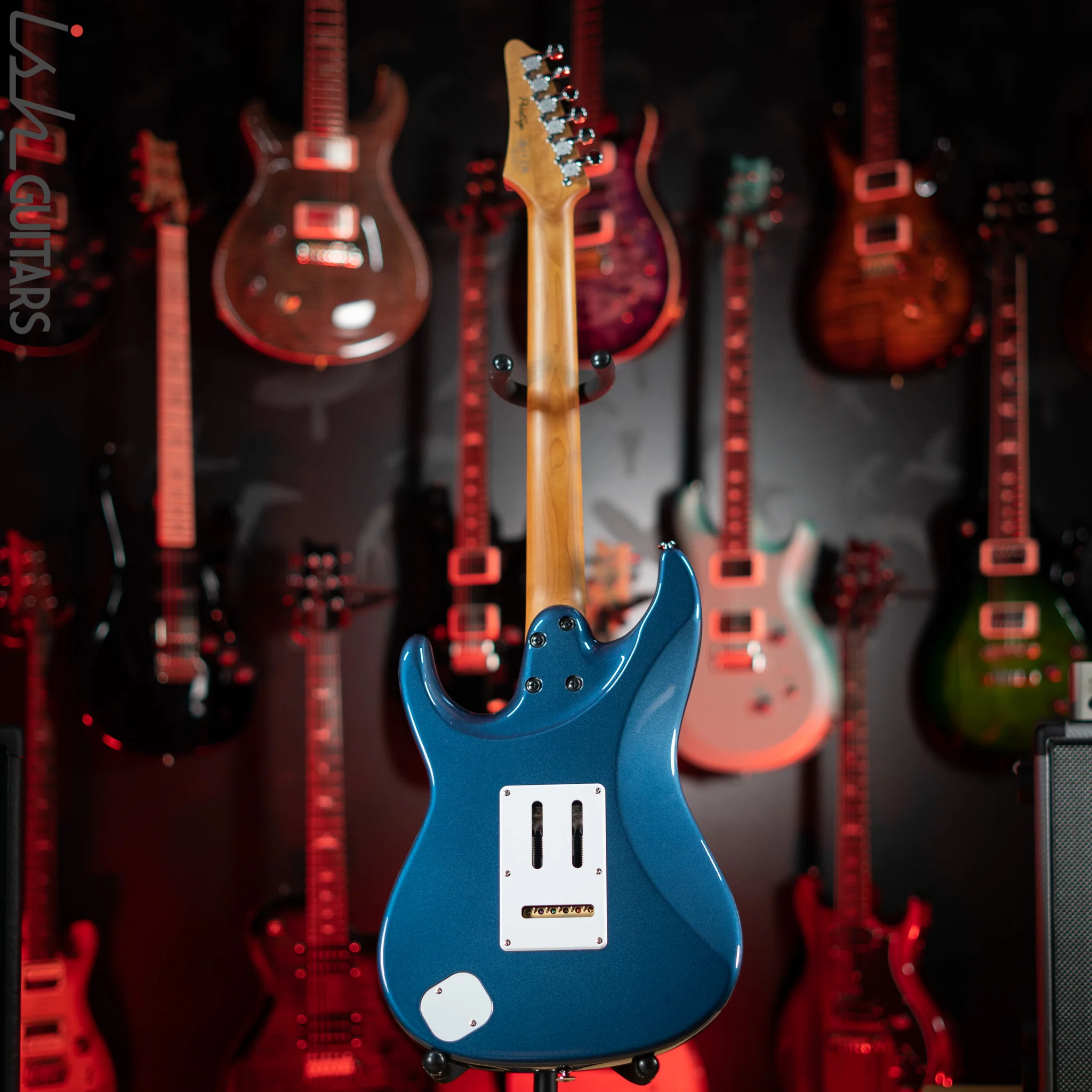 Ibanez AZ2204N Prestige Electric Guitar Prussian Blue Metallic Demo - Image 7