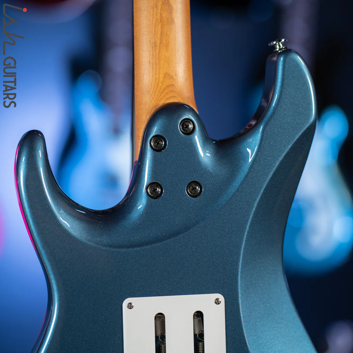 Ibanez AZ2204N Prestige Electric Guitar Prussian Blue Metallic Demo - Image 9